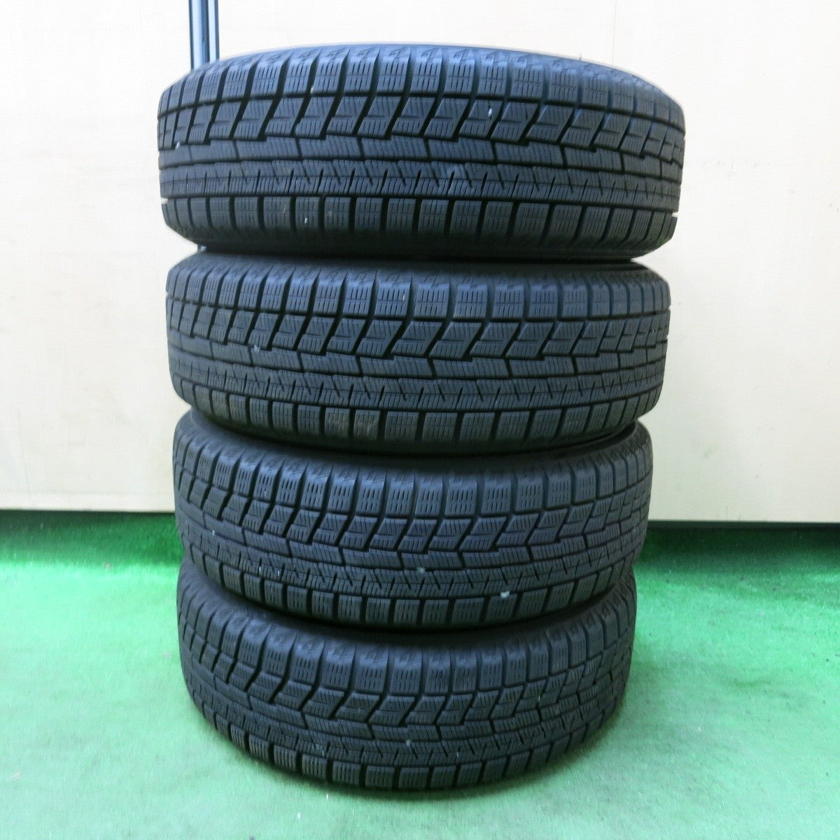バリ溝!ほぼ10分★スタッドレス 175/65R14 ヨコハマ アイスガード iG60 スチール ホイール 14インチ PCD100/4H★4111903SYス