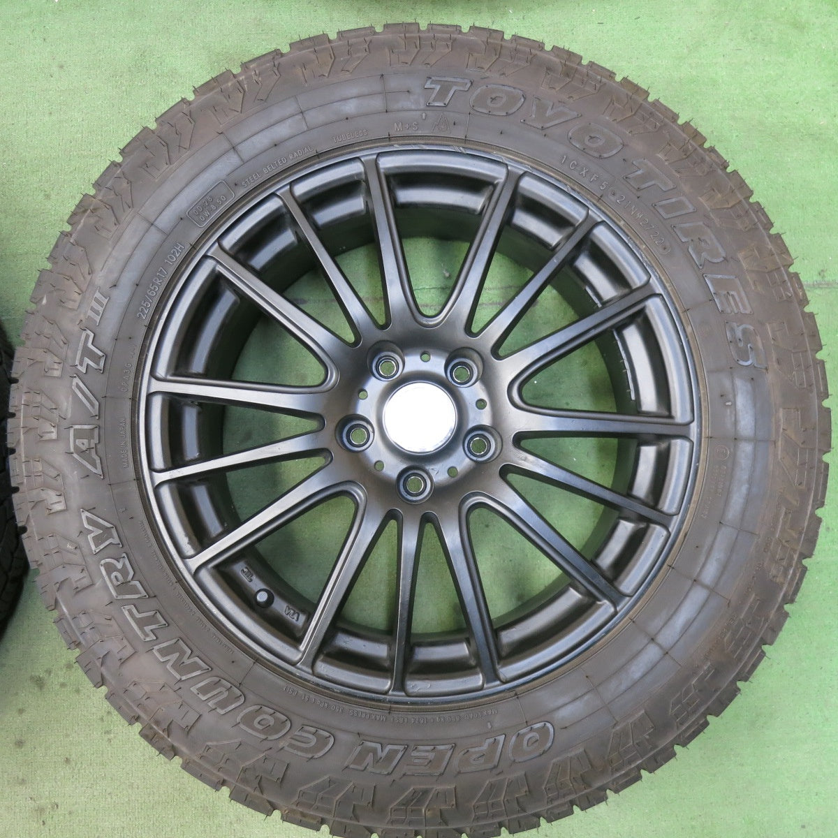 バリ溝!22年!9.5分★225/65R17 トーヨー オープンカントリー A/T ravrion selzer ラブリオン 17インチ PCD114.3/5H★5090601SKノ