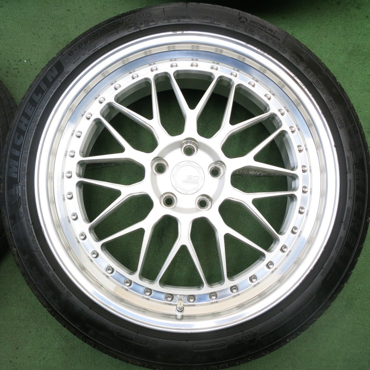 4本価格!22年★BC FORGED MLE81 245/40R20 ミシュラン e・PRIMACY MO BCフォージド 20インチ PCD114.3/5H★5080304HAノ