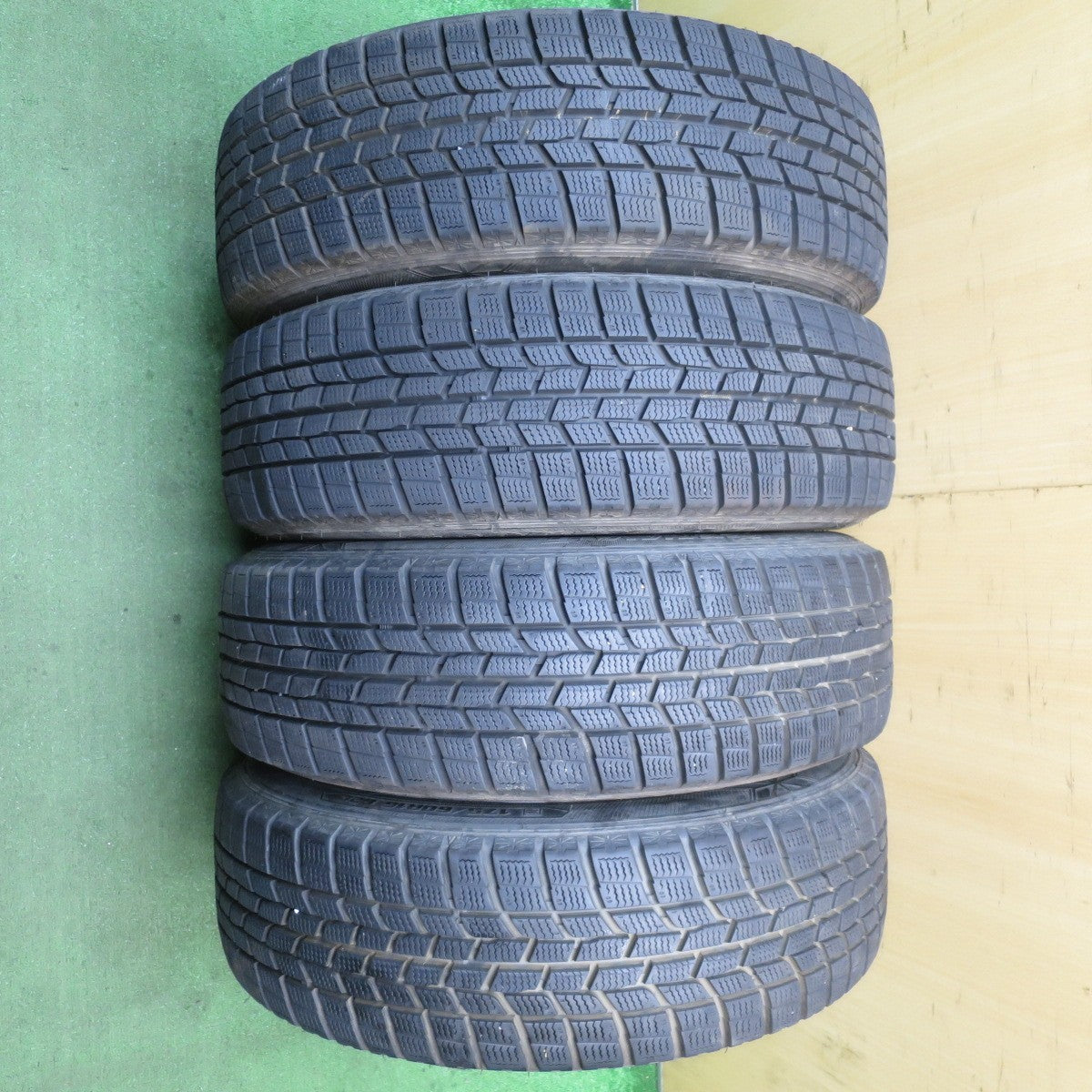 バリ溝!キレイ!9分★ラクティス 等 175/60R16 スタッドレス グッドイヤー アイスナビ6 Plencia プレンシア 16インチ PCD100/5H★5070407NJノ