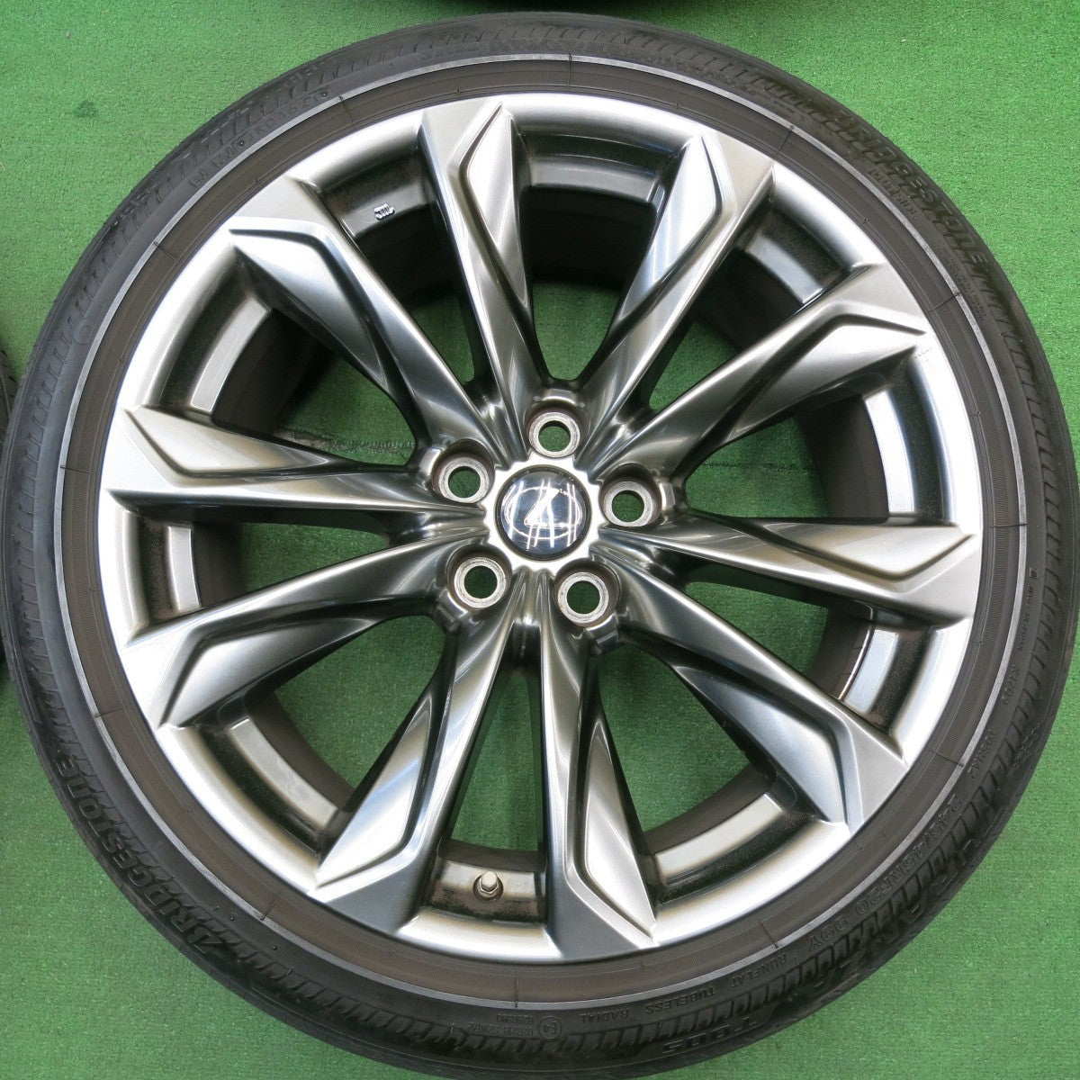 センサー付!21年★レクサス LS Fスポーツ 純正 245/45R20 275/40R20 ブリヂストン トランザ T005 RFT 20インチ PCD120/5H★5050304HAノ
