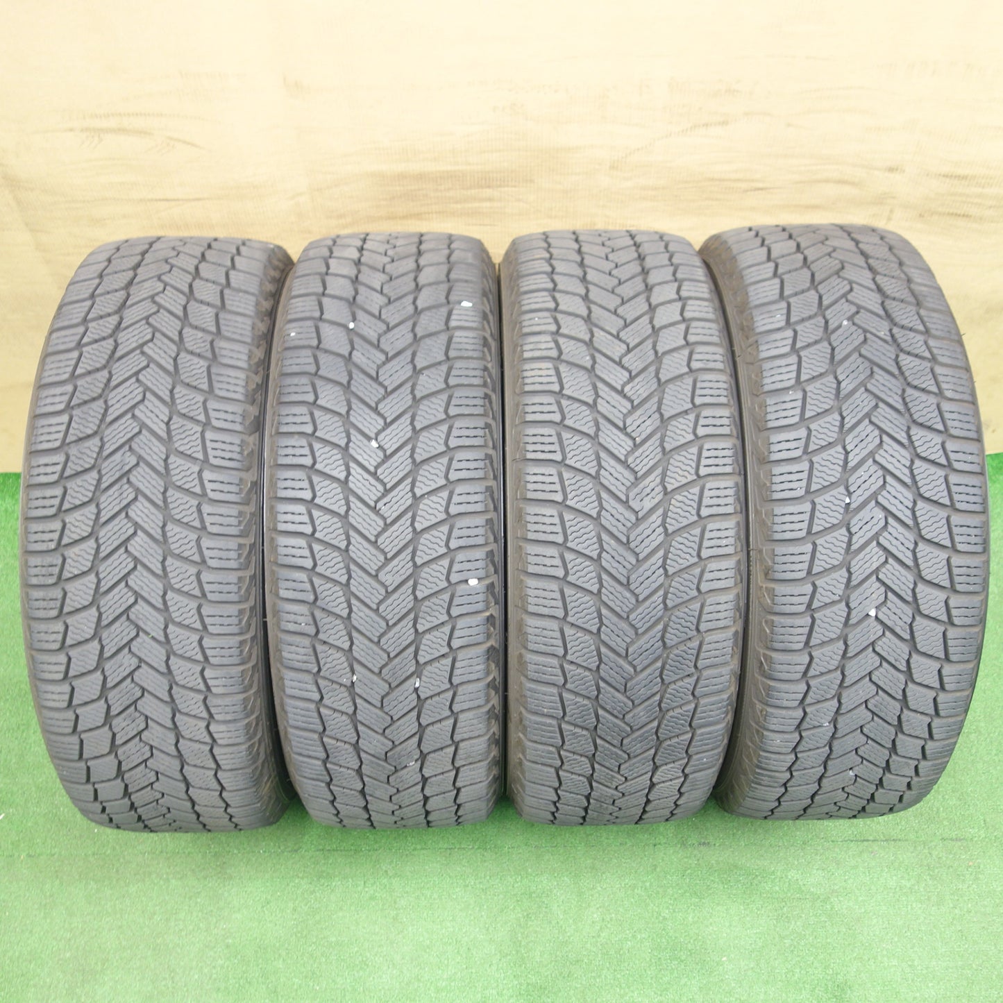 センサー付!バリ溝!23年!キレイ!9.5分★レクサス UX 純正 225/50R18 スタッドレス ミシュラン X-ICE SNOW 18インチ PCD114.3/5H★6031305KTス