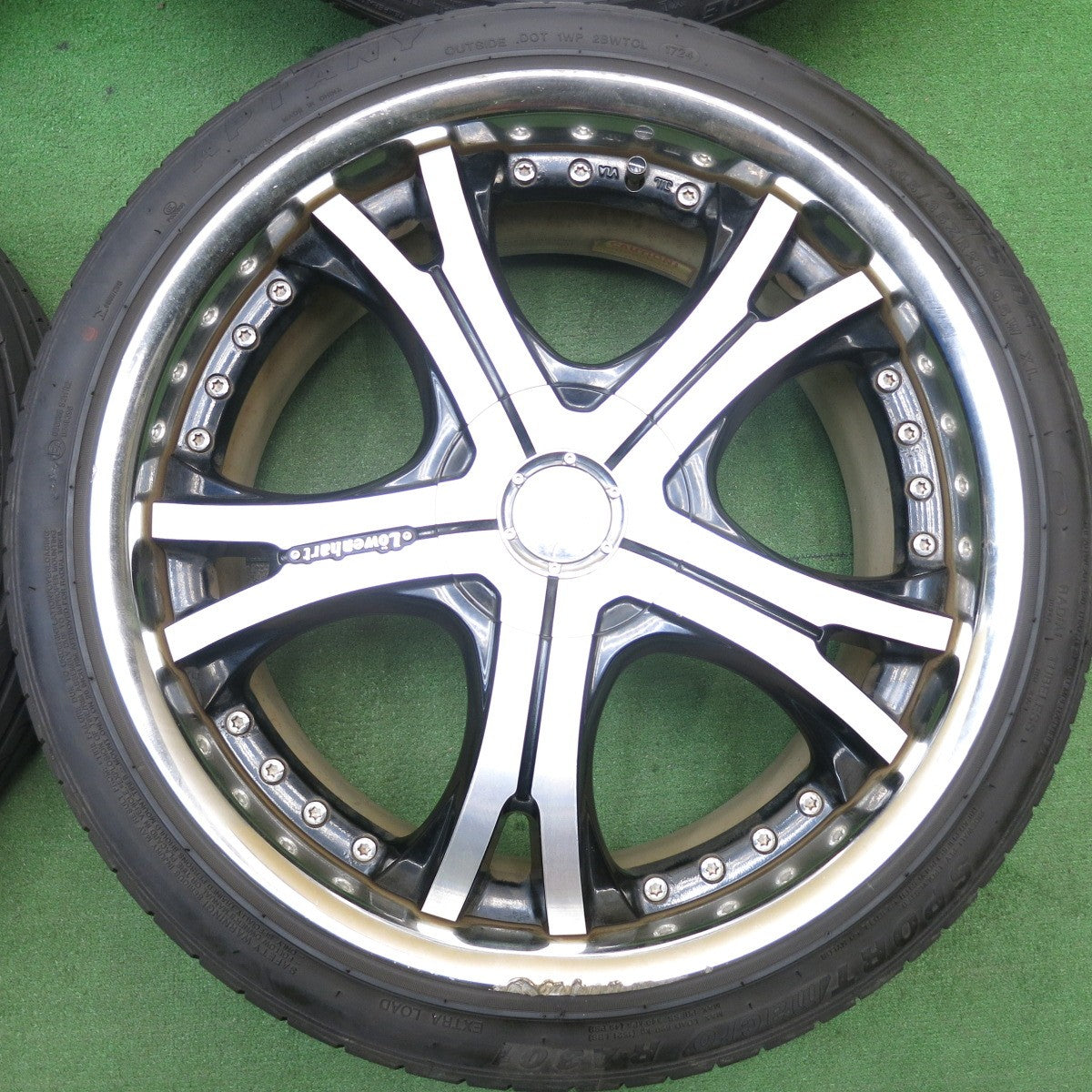 バリ溝!24年!9分★Lowenhart 245/35R20 アプタニー SPORT macro RA301 レーベンハート 20インチ PCD114.3/5H★5051206AKノ