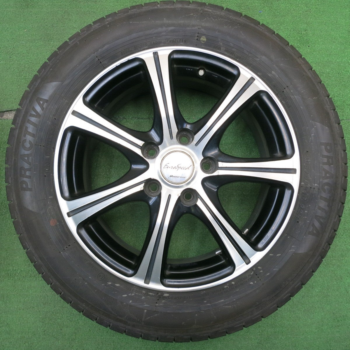 バリ溝!23年!9.5分★205/60R16 プラクティバ ヨコハマ EuroSpeed MANARAY SPORT ユーロスピード 16インチ PCD114.3/5H★5050402NJノ