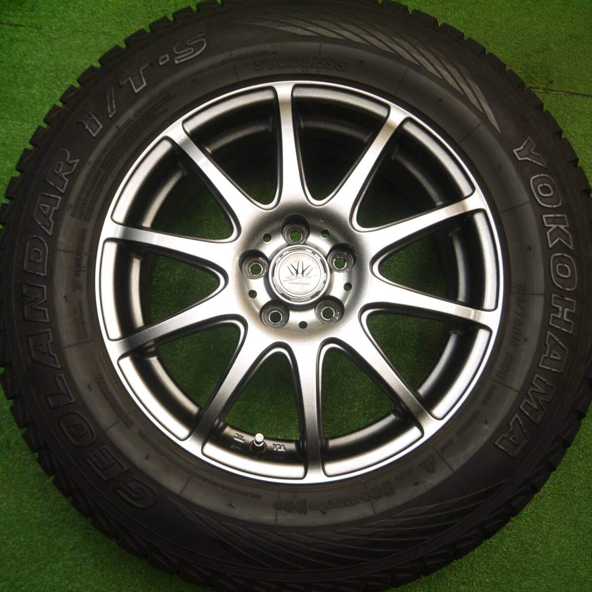 キレイ★フォレスター 等 LOXARNY SPORT 215/70R16 スタッドレス ヨコハマ ジオランダー i/T-S ロクサーニ 16インチ PCD100/5H★4121107Hス