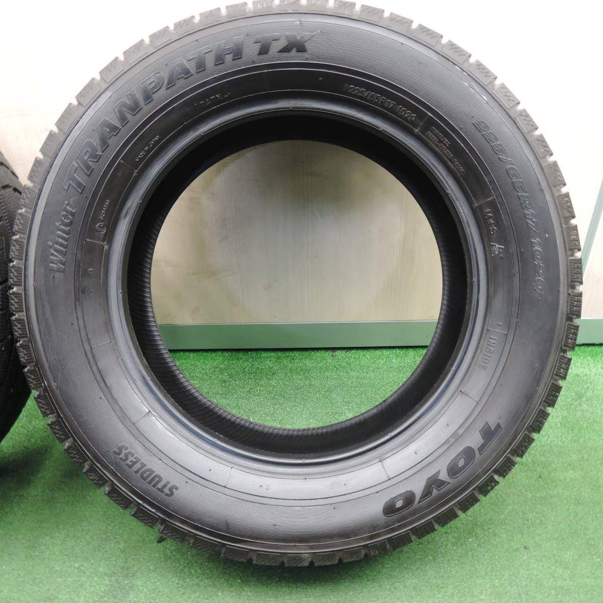 バリ溝!9.5分★スタッドレス 225/65R17 トーヨー ウインタートランパスTX タイヤ 17インチ CX-5 CX-8 等★3112102NJスタ