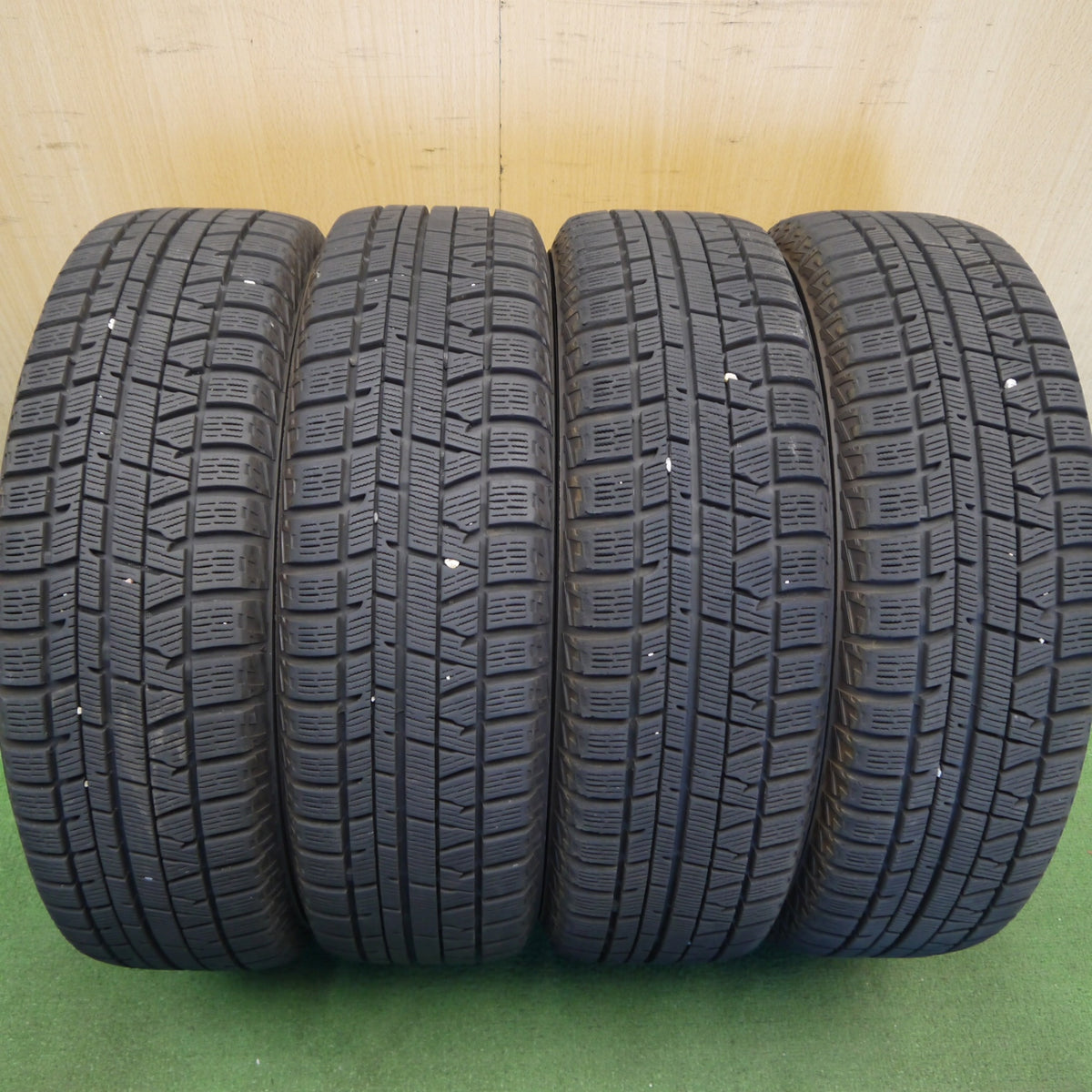 バリ溝!キレイ!9.5分◎スタッドレス 165/55R15 ヨコハマ アイスガード iG50 プラス STRANGER ストレンジャー 15インチ 軽サイズ PCD100/4H◎6090205Hス
