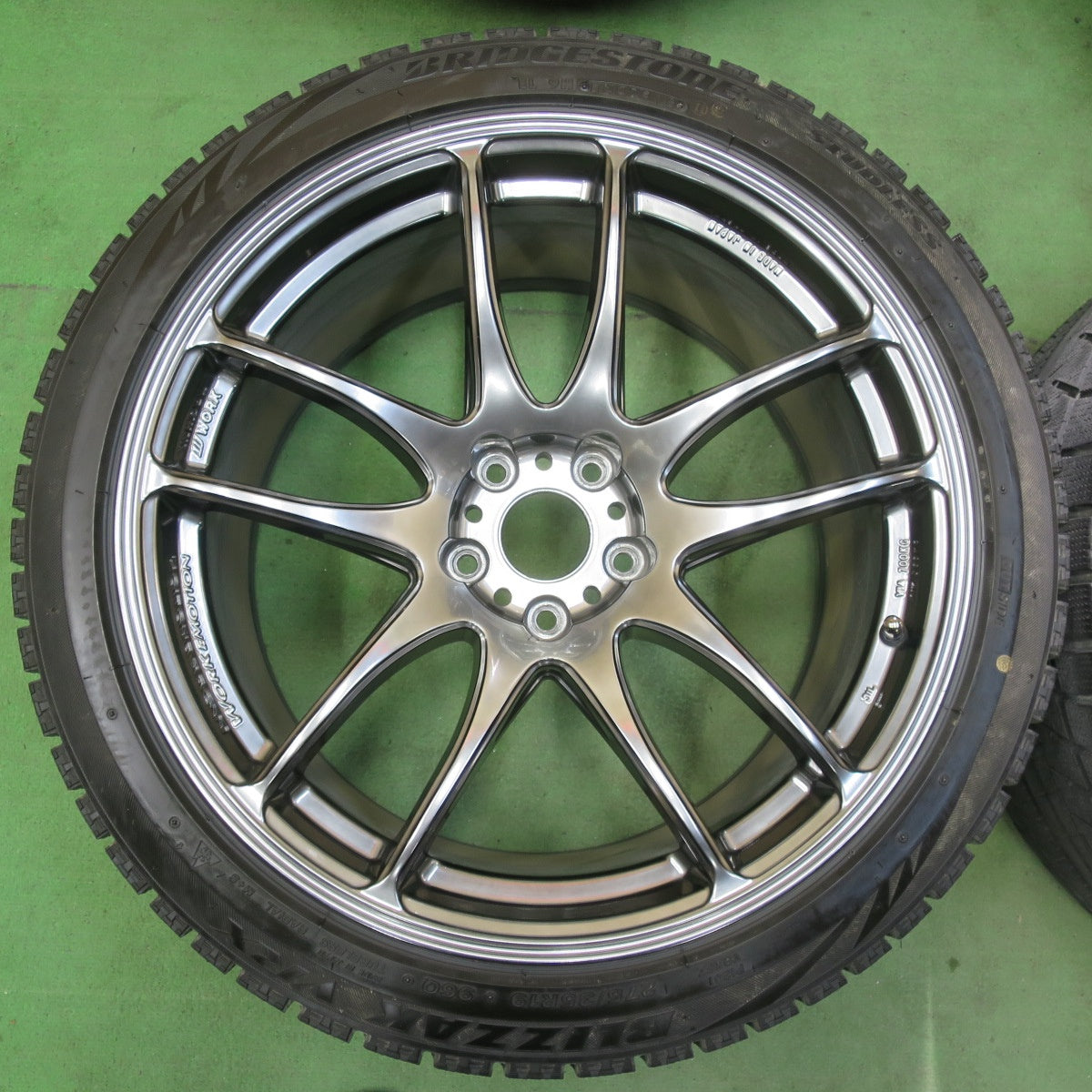 4本価格★WORK EMOTION EMT-Kiwami 245/40R19 275/35R19 スタッドレス ブリヂストン ブリザック VRX 19インチ ワーク 極 PCD114.3/5H★5050405IMス