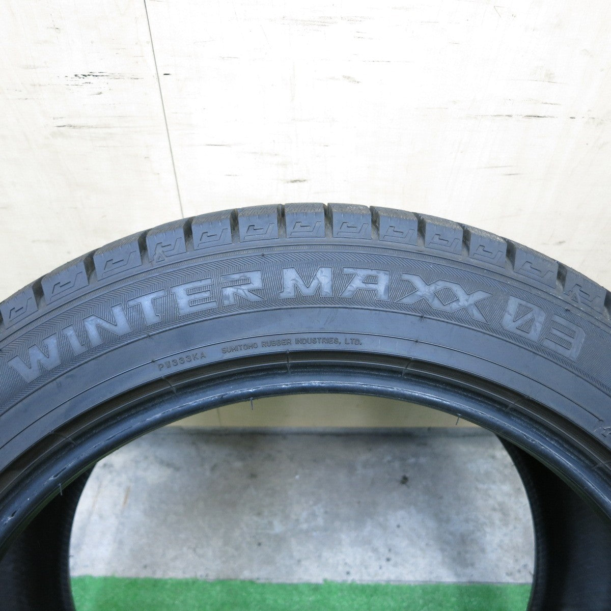 バリ溝!22年!9.5分以上!2本★スタッドレス 255/45R18 ダンロップ ウインターマックス 03 タイヤ 18インチ ベンツ BMW 等★5073004ナスタ