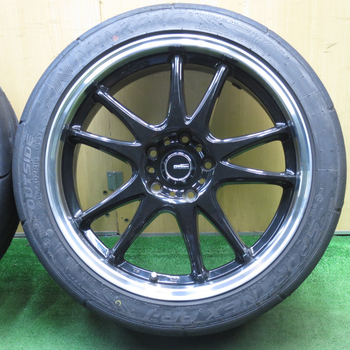 4本価格!23年★5ZIGEN 5次元 235/40R18 ナンカン SPORTNEX AR-1 18インチ PCD114.3/5H★5051903NJノ