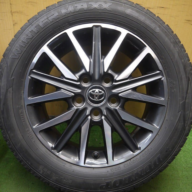 4本価格★トヨタ 80系 ヴォクシー 純正 205/60R16 スタッドレス ダンロップ ウインターマックス WM02 PCD114.3/5H★4012202Hス