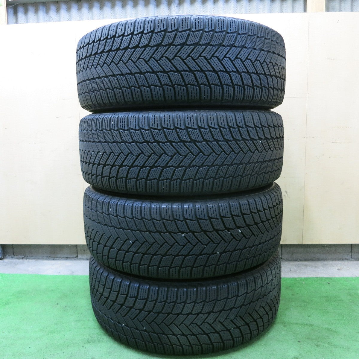 センサー付!バリ溝!23年!キレイ!9.5分以上★レクサス LX 600 純正 265/55R20 スタッドレス ミシュラン X-ICE SNOW SUV 20インチ PCD139.7/6H★5041101ナス