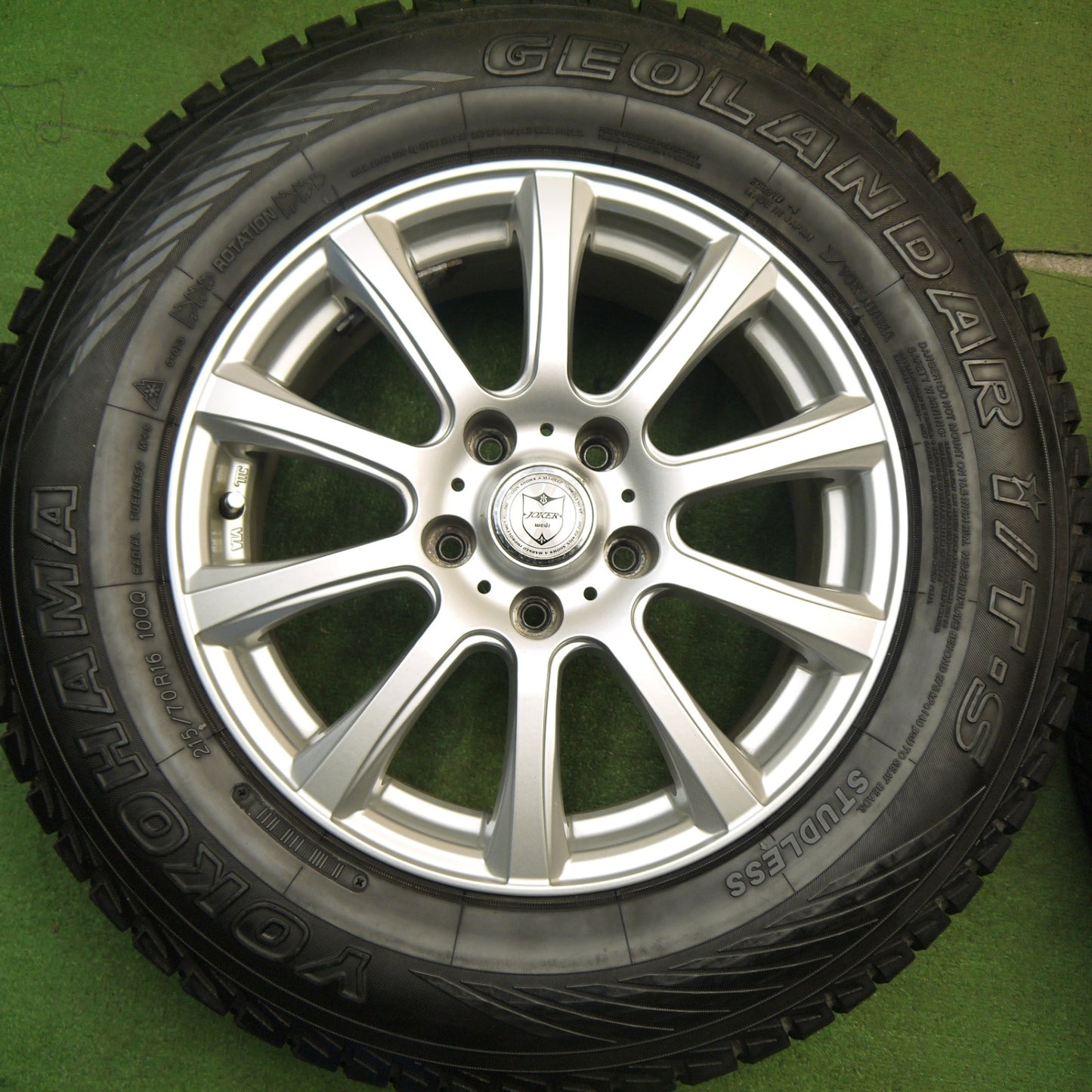 キレイ★スタッドレス 215/70R16 ヨコハマ ジオランダー i/T-S JOKER ジョーカー 16インチ PCD114.3/5H★5040905Hス
