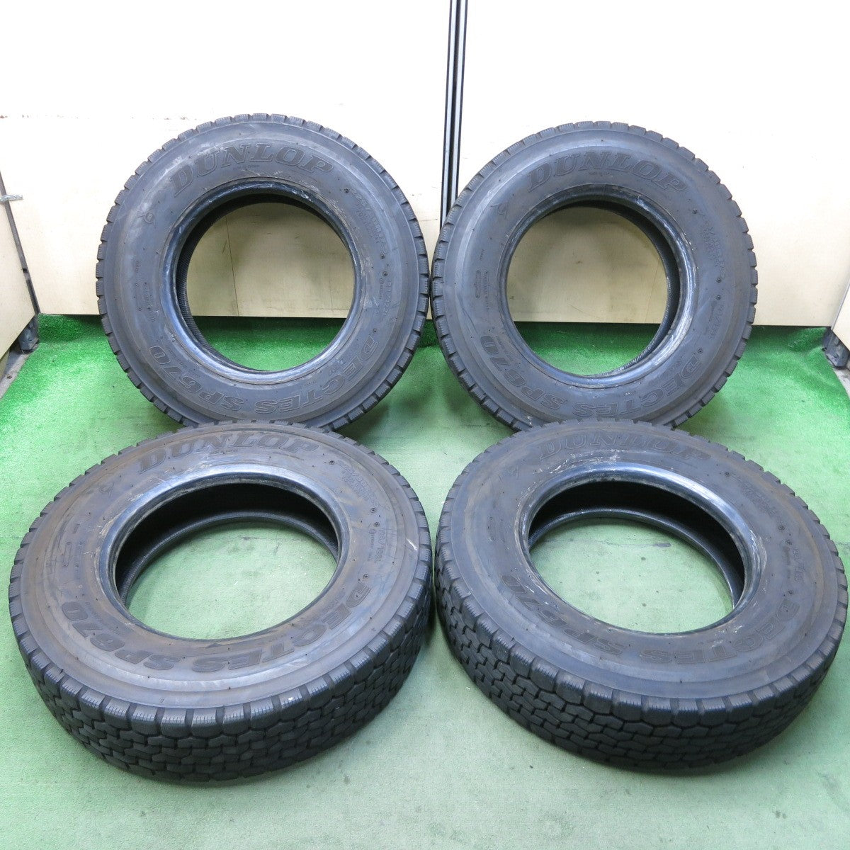 バリ溝!25年!9分★トラック タイヤ 225/80R17.5 123/122L ダンロップ デクテス SP670 ミックス オールシーズン 17.5インチ★5111703ナスタ