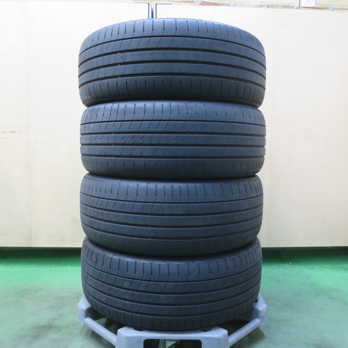 4本価格★スバル レガシィ 純正 215/45R17 ダンロップ LE MANS V ルマン5 17インチ PCD100/5H★6052908イノ