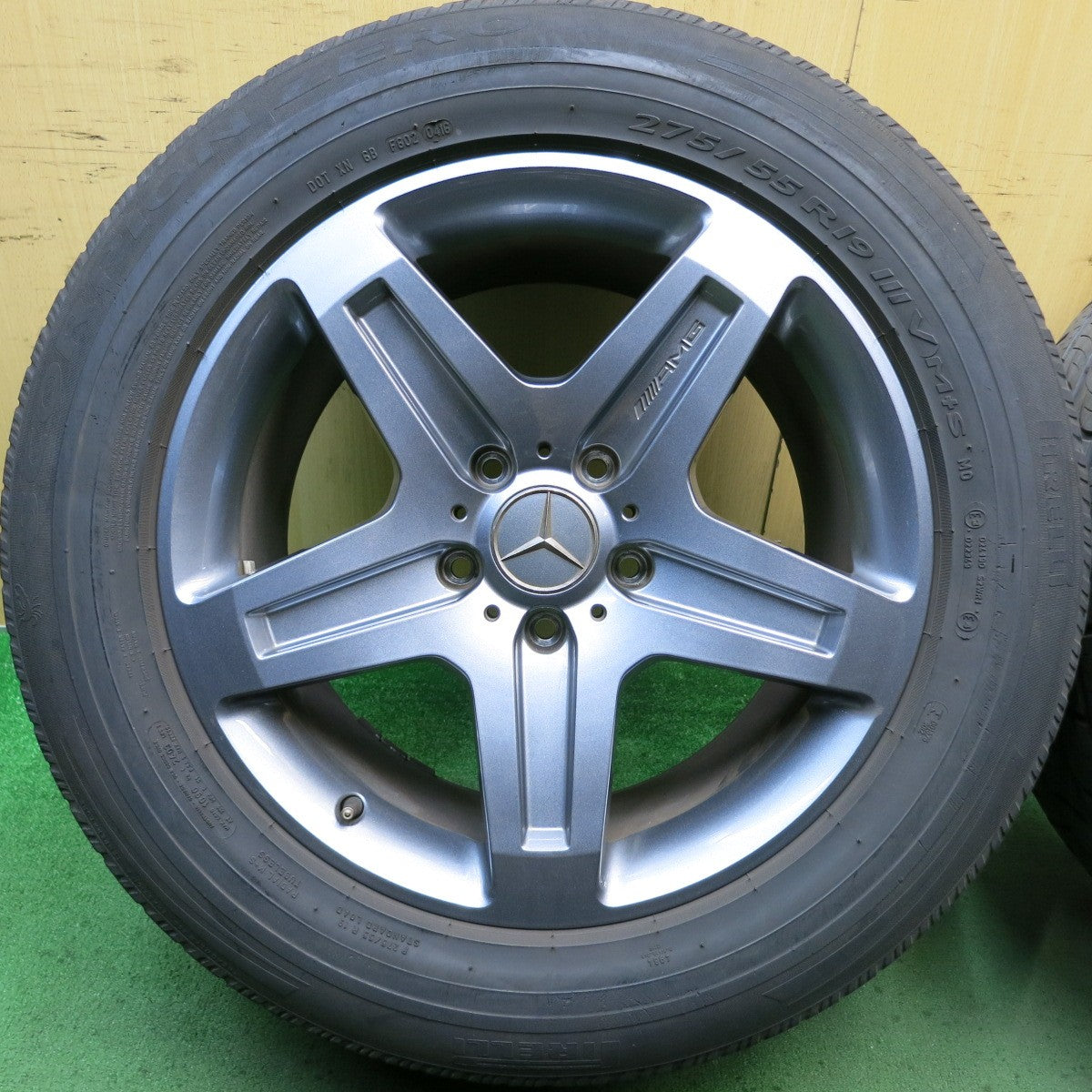 キレイ★ベンツ W463 G55 Gクラス 純正 AMG 275/55R19 ピレリ スコーピオン ゼロ MO 19インチ PCD130/5H★5080305HAノ