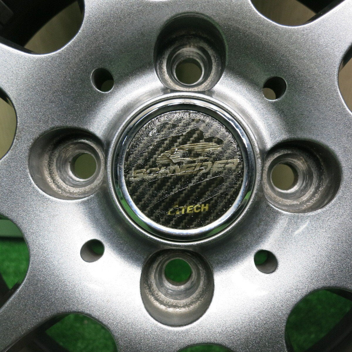 バリ溝!22年!キレイ!8.5分★スタッドレス 155/65R14 ブリヂストン ブリザック VRX2 SCHNEIDER シュナイダー 14インチ PCD100/4H★4120610TNス