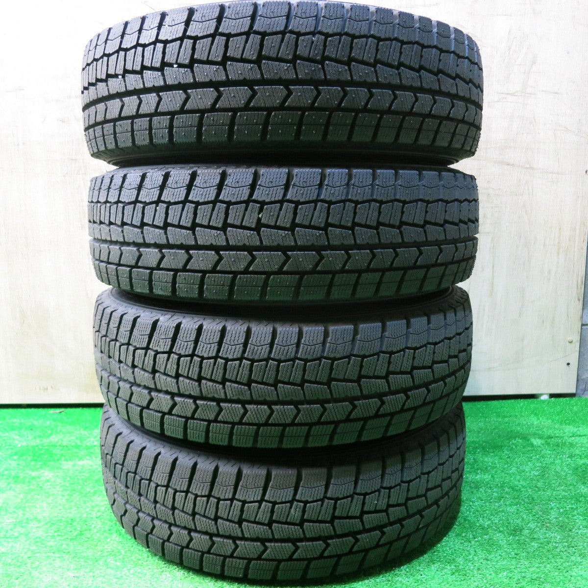 バリ溝!23年!キレイ!ほぼ10分★スタッドレス 175/70R14 ダンロップ ウインターマックス WM02 スチール ホイール 14インチ PCD100/4H★5113025HAス