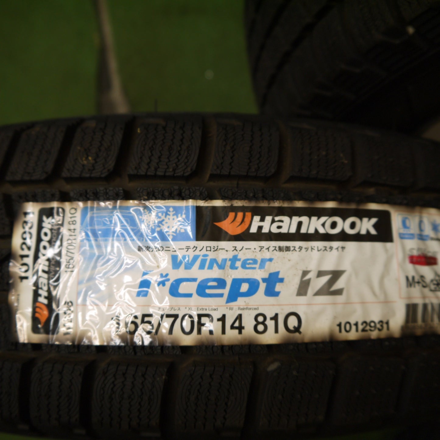 未使用★スタッドレス 165/70R14 ハンコック ウインター アイセプト IZ Staker 14インチ PCD100/4H★5081802Hス