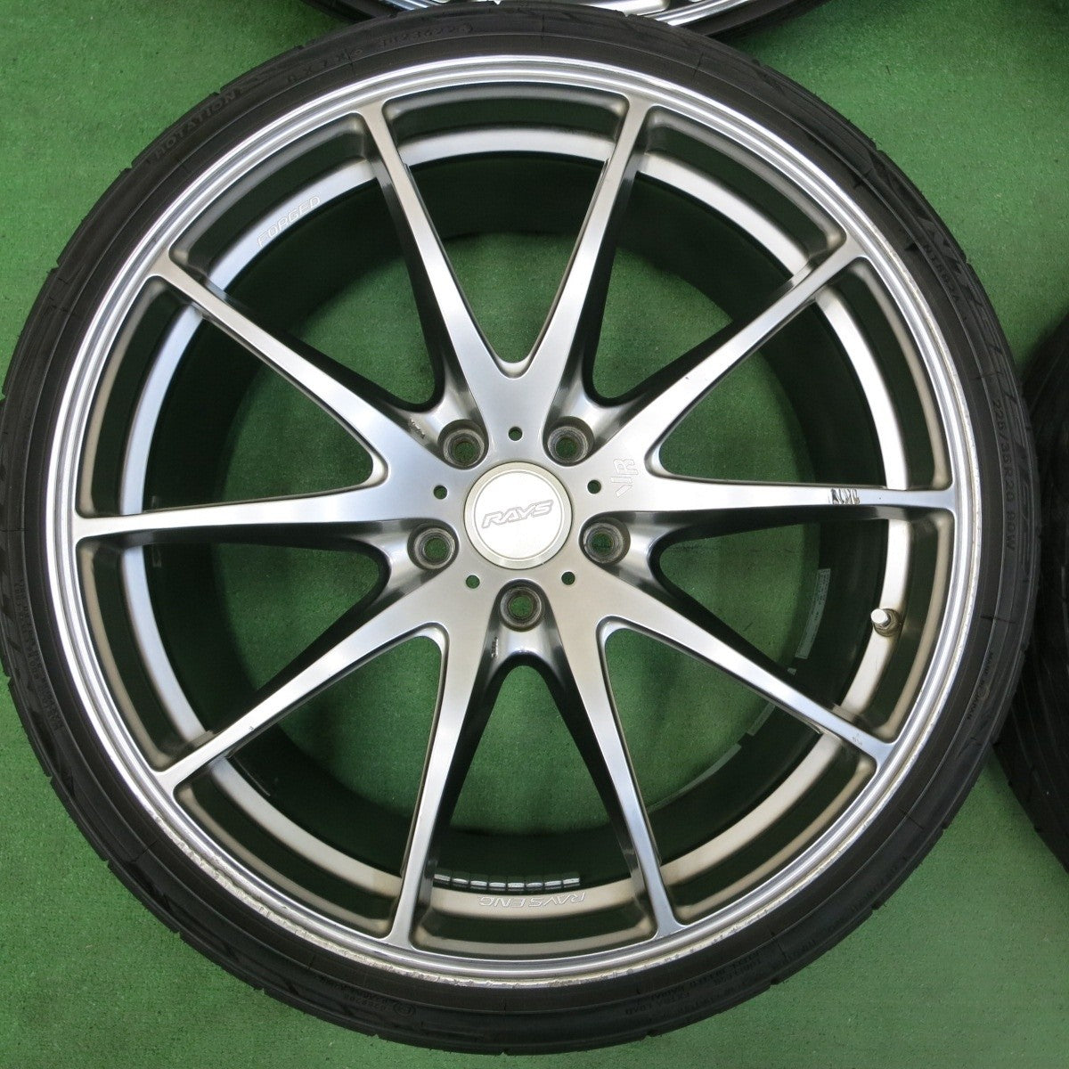 バリ溝 22年 9分★RAYS VOLK RACING G25 Limited Edition 225/35R20 245/35R20 ニットー NT555 G2 レイズ 114.3/5H★4082006SYノ