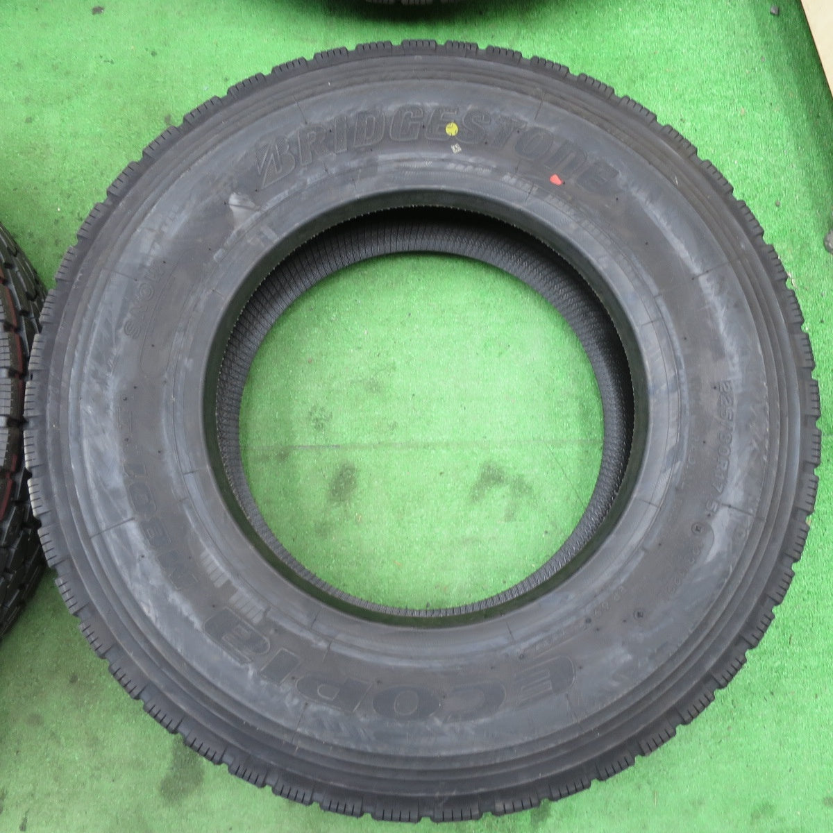 未使用!25年!6本★トラック タイヤ 225/80R17.5 123/122L ブリヂストン エコピア M801Ⅱ ミックス オールシーズン 17.5インチ★5092407イスタ