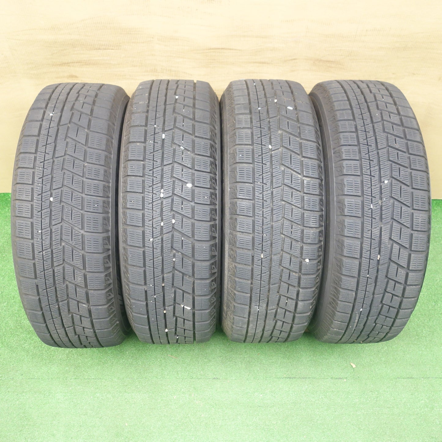 バリ溝!キレイ!9.5分★スタッドレス 195/65R15 ヨコハマ アイスガード iG60 SEIN ザイン 15インチ PCD114.3/5H★6020902KTス