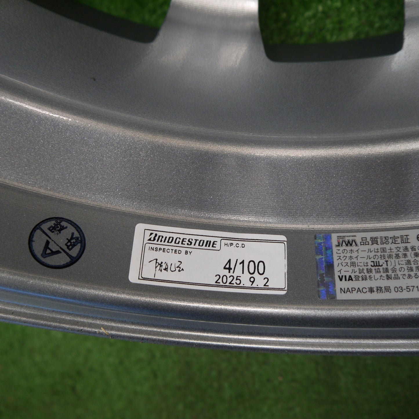 未使用★BALMINUM LS10 バルミナ 14インチ ホイール 14×4.5J PCD100/4H★6042203Hホ