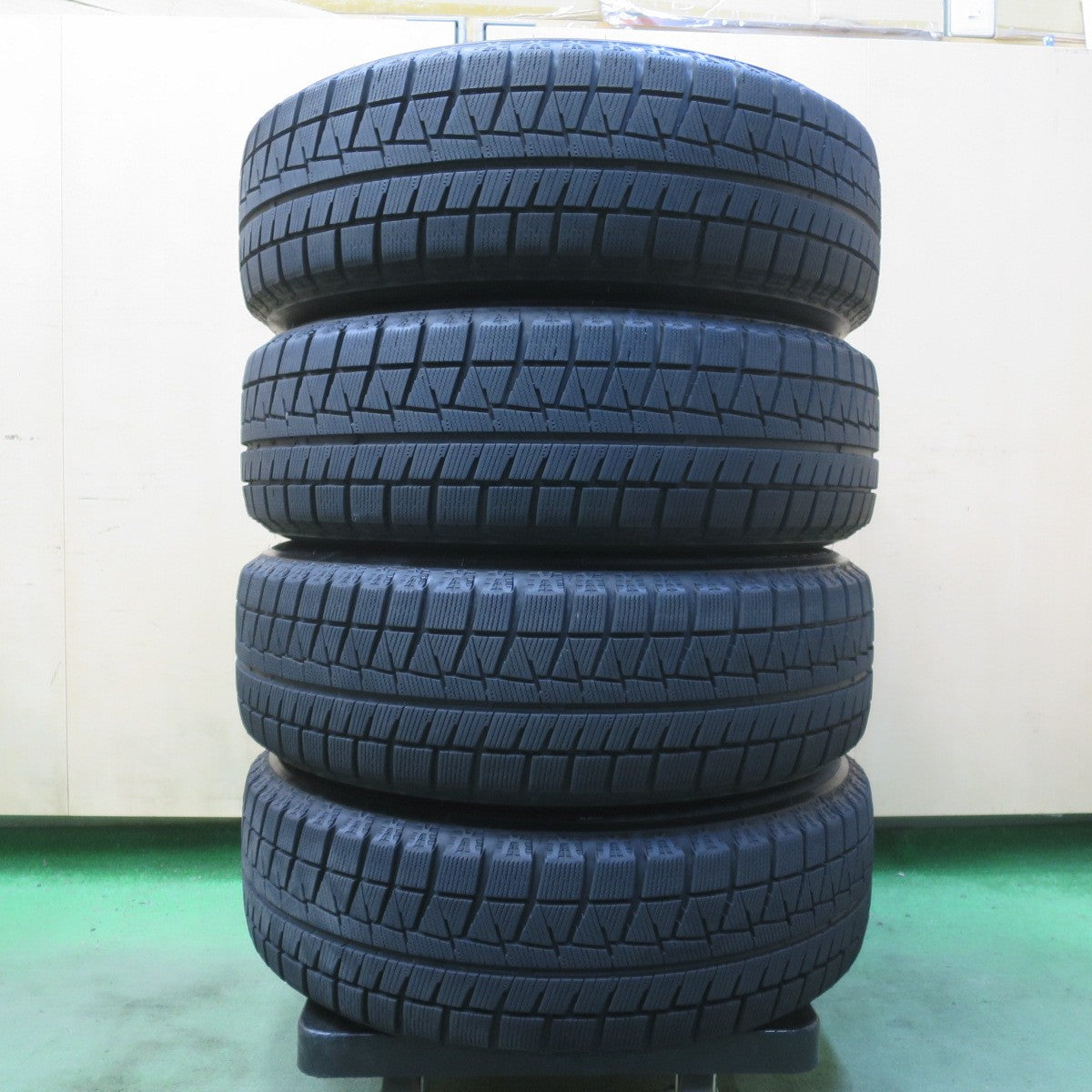 バリ溝!22年!キレイ!8.5分◎スタッドレス 195/65R15 ブリヂストン アイスパートナー2 ZACK JP-205 MONZA ザック モンツァ 15インチ PCD114.3/5H◎6100909イス