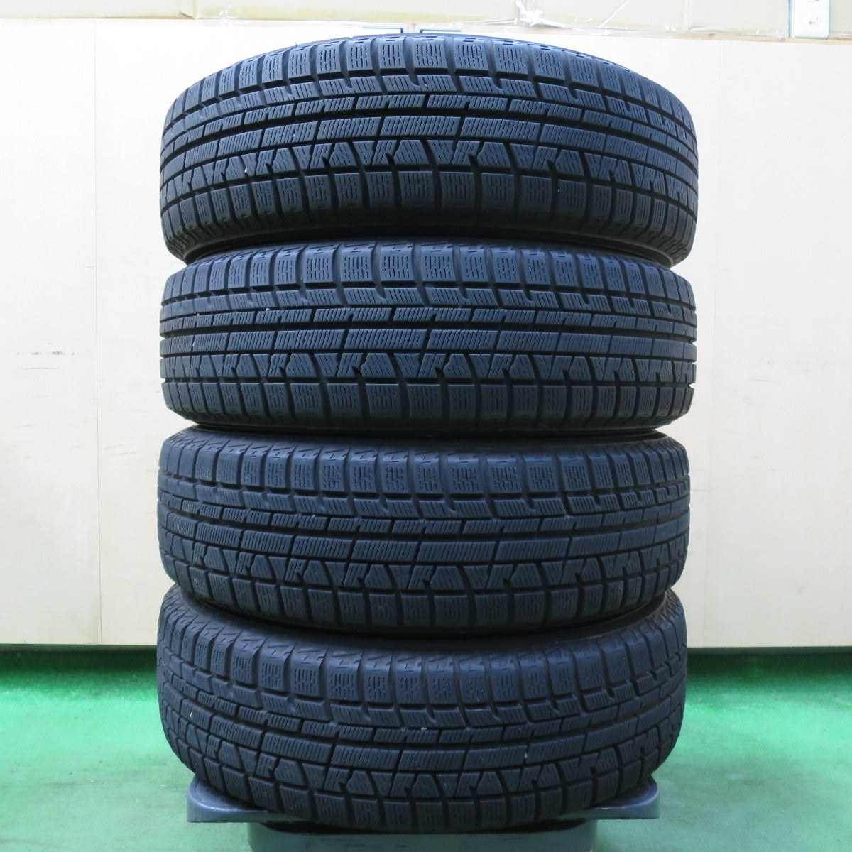 バリ溝!キレイ!9分★スタッドレス 175/65R15 ヨコハマ アイスガード iG50 プラス EURO SPEED SPIDER MANARAY SPORT 15インチ PCD100/4H★5010403イス
