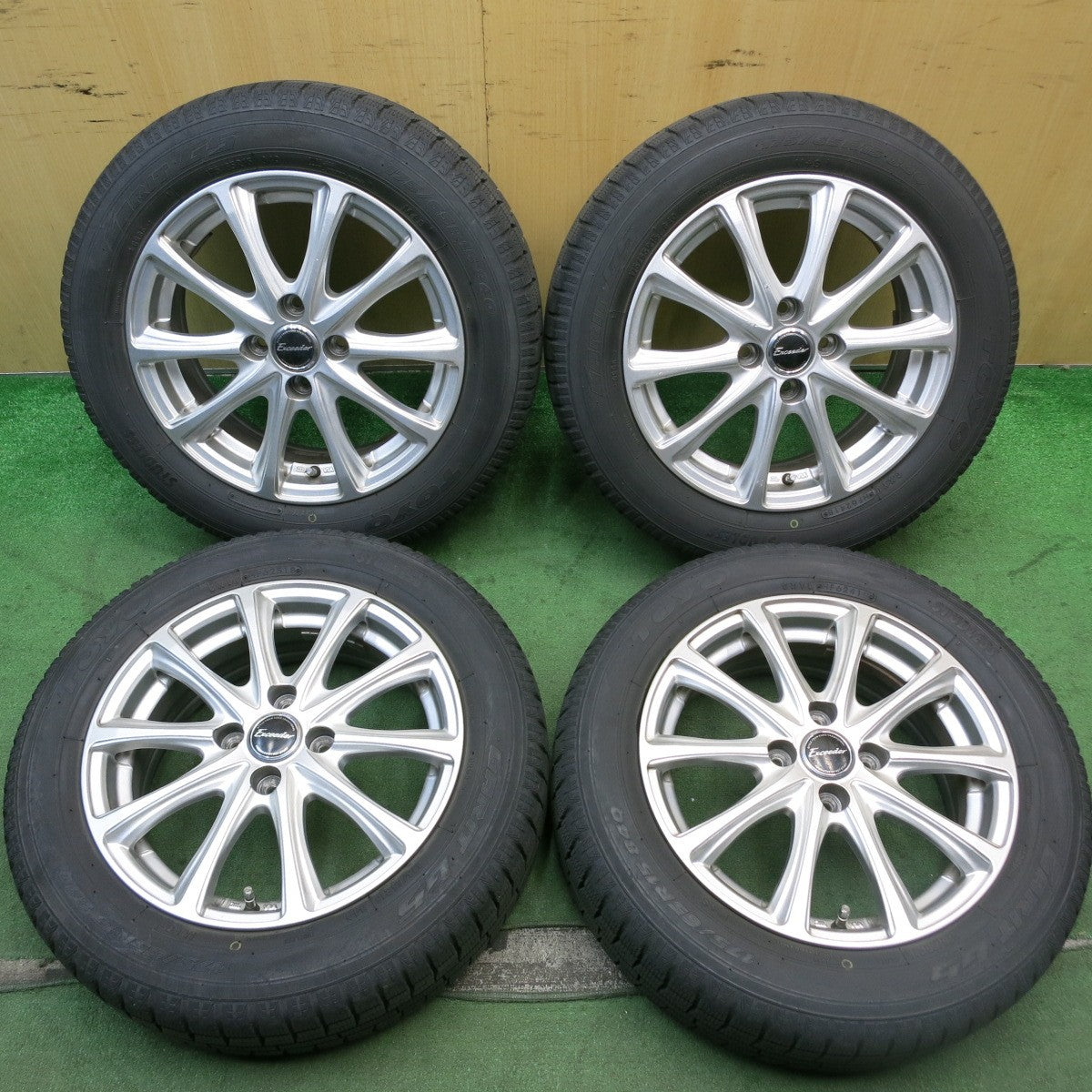 キレイ★スタッドレス 175/65R15 トーヨー ガリット G5 Exceeder エクシーダー 15インチ PCD100/4H★5080904HAス