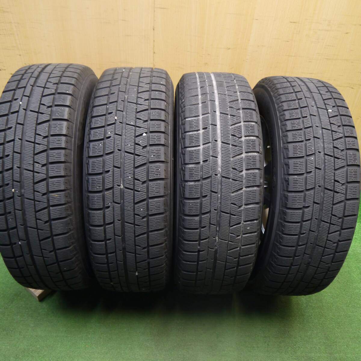 バリ溝!キレイ!9.5分★スタッドレス 215/65R16 ヨコハマ アイスガード iG50 プラス STRANGER ストレンジャー 16インチ PCD114.3/5H★5032404Hス