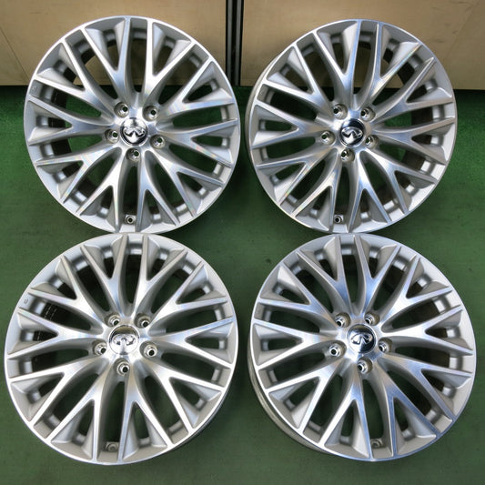 空気圧センサー付き!4本価格★日産 Y51 シーマ 純正 ホイール 18インチ 18×8J PCD114.3/5H★5051605SYホ