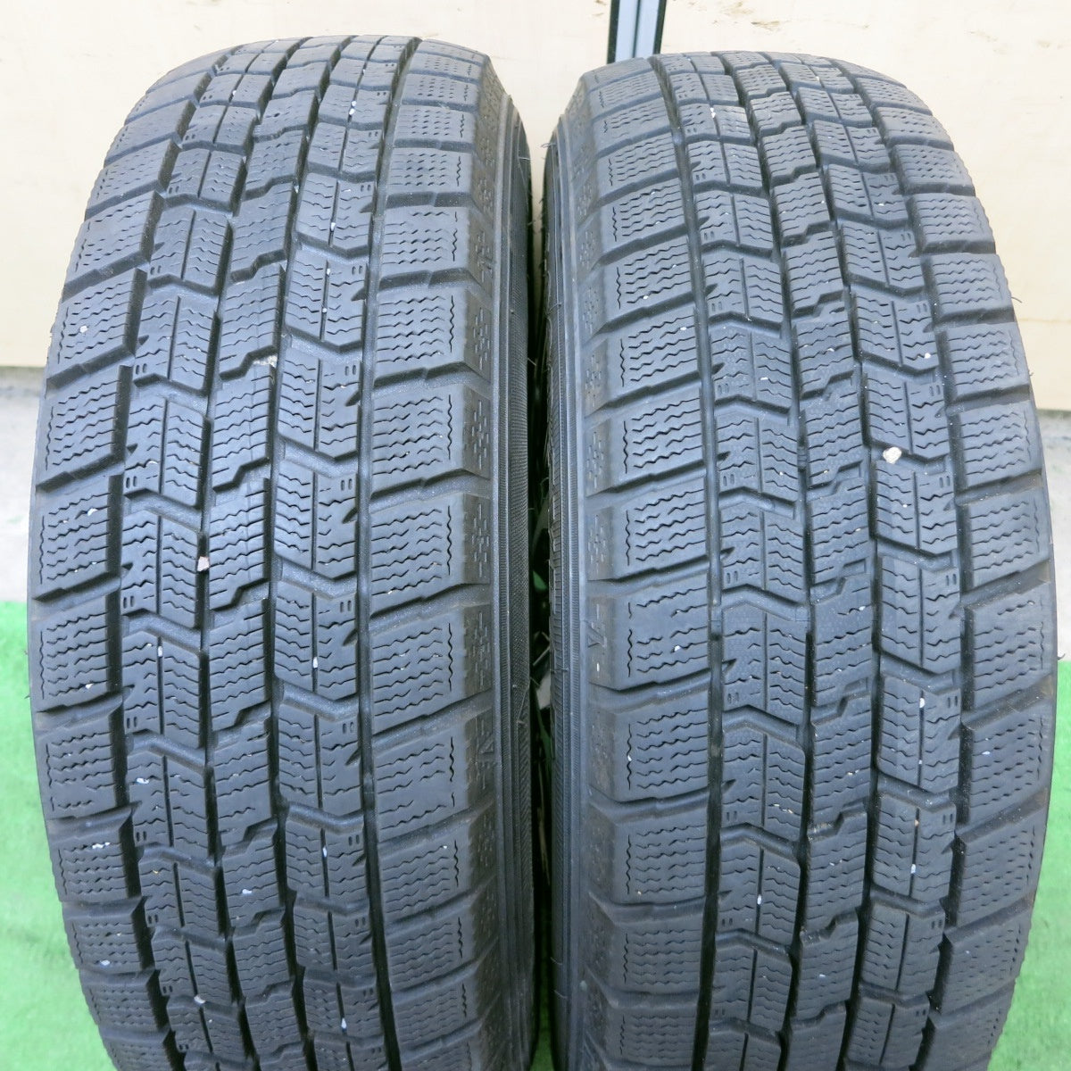バリ溝!22年!キレイ!9.5分!2本★スタッドレス 165/65R14 グッドイヤー アイスナビ7 SMACK ENKEI 14インチ スマック エンケイ PCD100/4H★5051403ナス