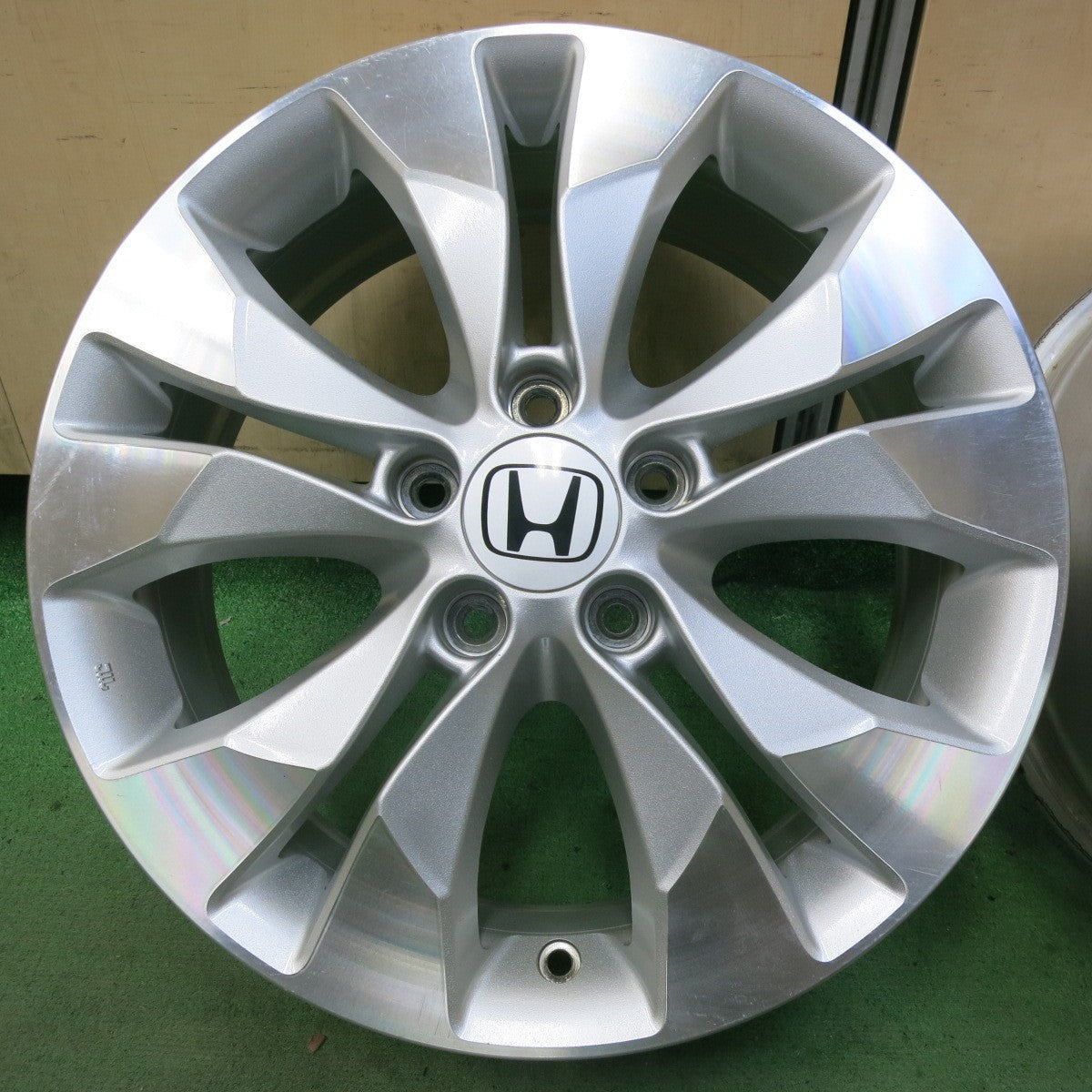 付属品付き★ホンダ CR-V 純正 ENKEI ホイール 17インチ 17×6.5J エンケイ CRV PCD114.3/5H★5061114SYホ