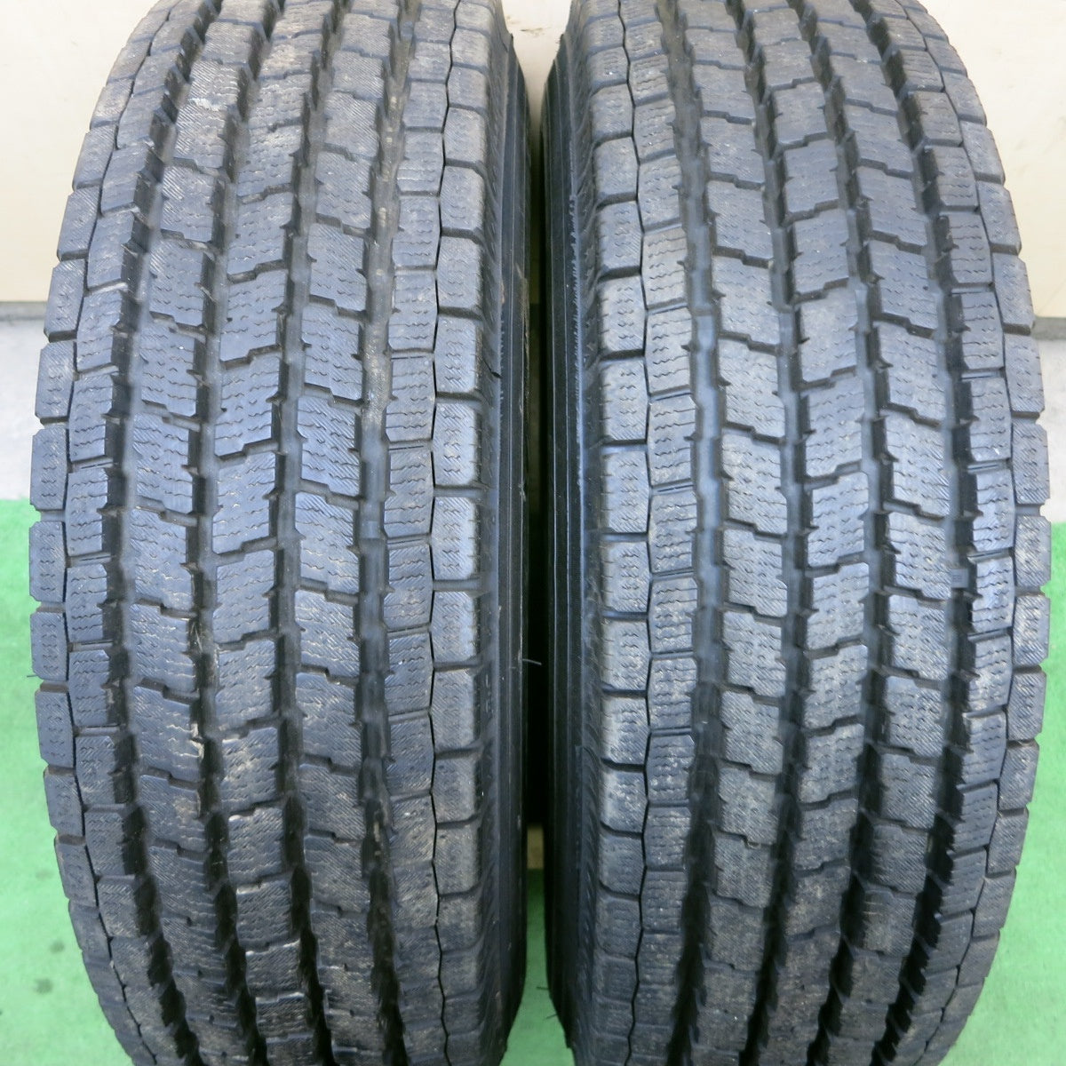 タイヤほぼ未使用!23年!キレイ!2本★スタッドレス 195/80R15 103/101L ヨコハマ アイスガード iG91 スチール ホイール 15インチ PCD139.7/6H★5050201ナス