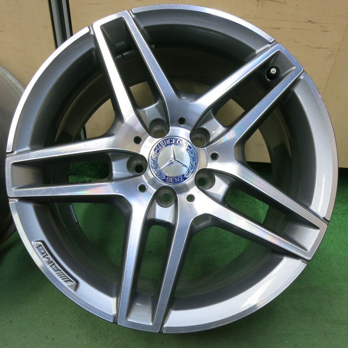 4本価格★ベンツ Eクラス W212 W207 純正 AMG ホイール 18インチ 18×8.5J 18×9J PCD112/5H★5051610SYホ