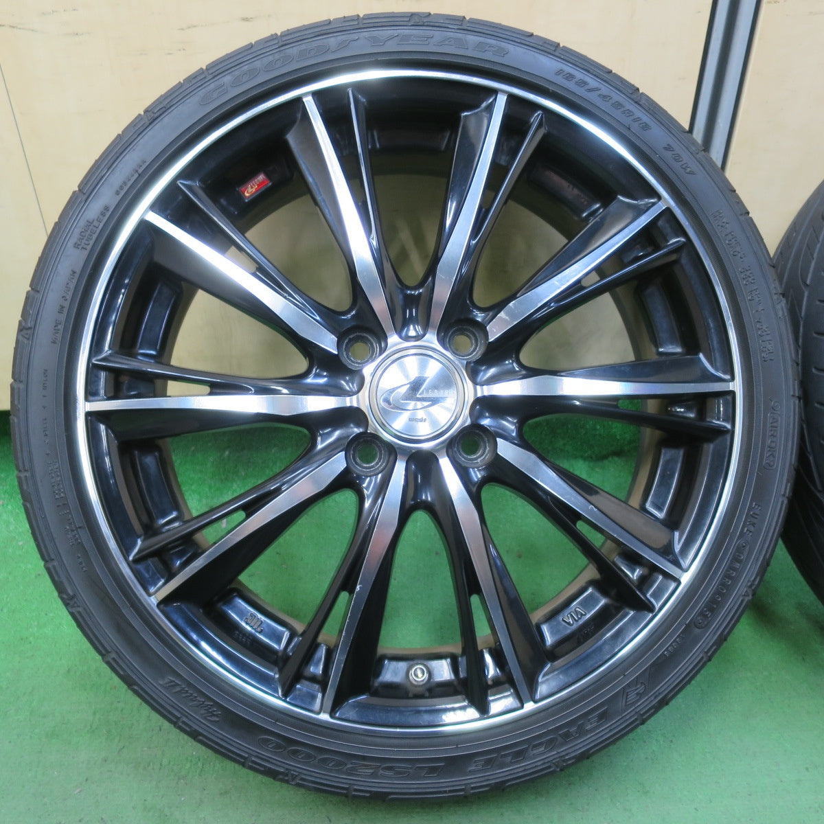4本価格★LEONIS WX 165/45R16 グッドイヤー イーグル LS2000 hybrid2 エコノミスト ATR-K レオニス 16インチ PCD100/4H★5051718イノ