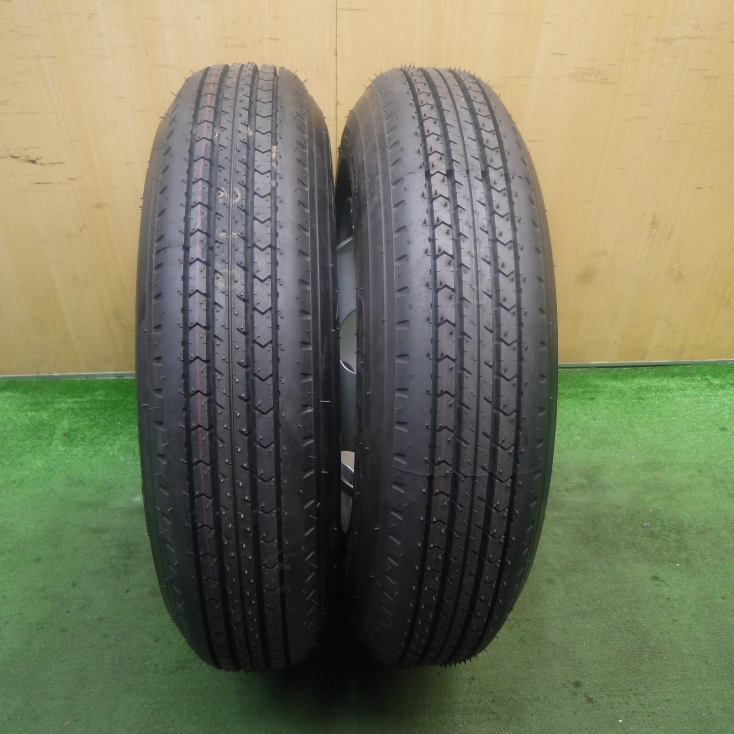 未使用!21年!2本★トラック 225/80R17.5 123/122L ダンロップ SP110 TOPY スチール ホイール 135-9CS PCD222.25/6H★5091903Hノ
