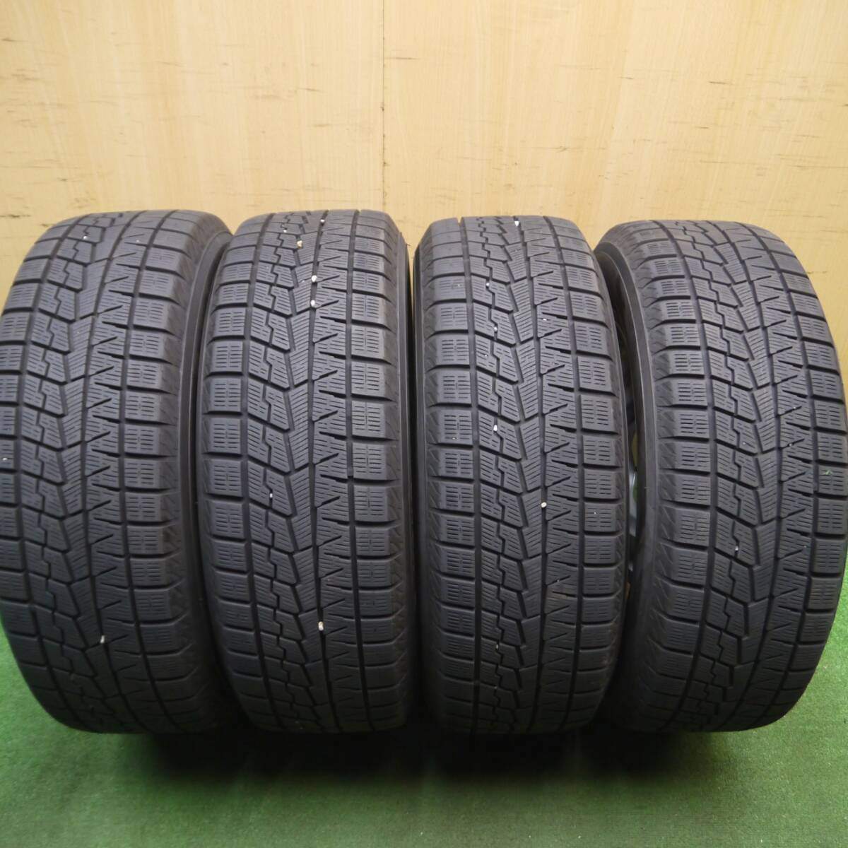 バリ溝!22年!キレイ!9分★スタッドレス 215/60R16 ヨコハマ アイスガード iG70 STRANGER ストレンジャー 16インチ PCD114.3/5H★5012809Hス