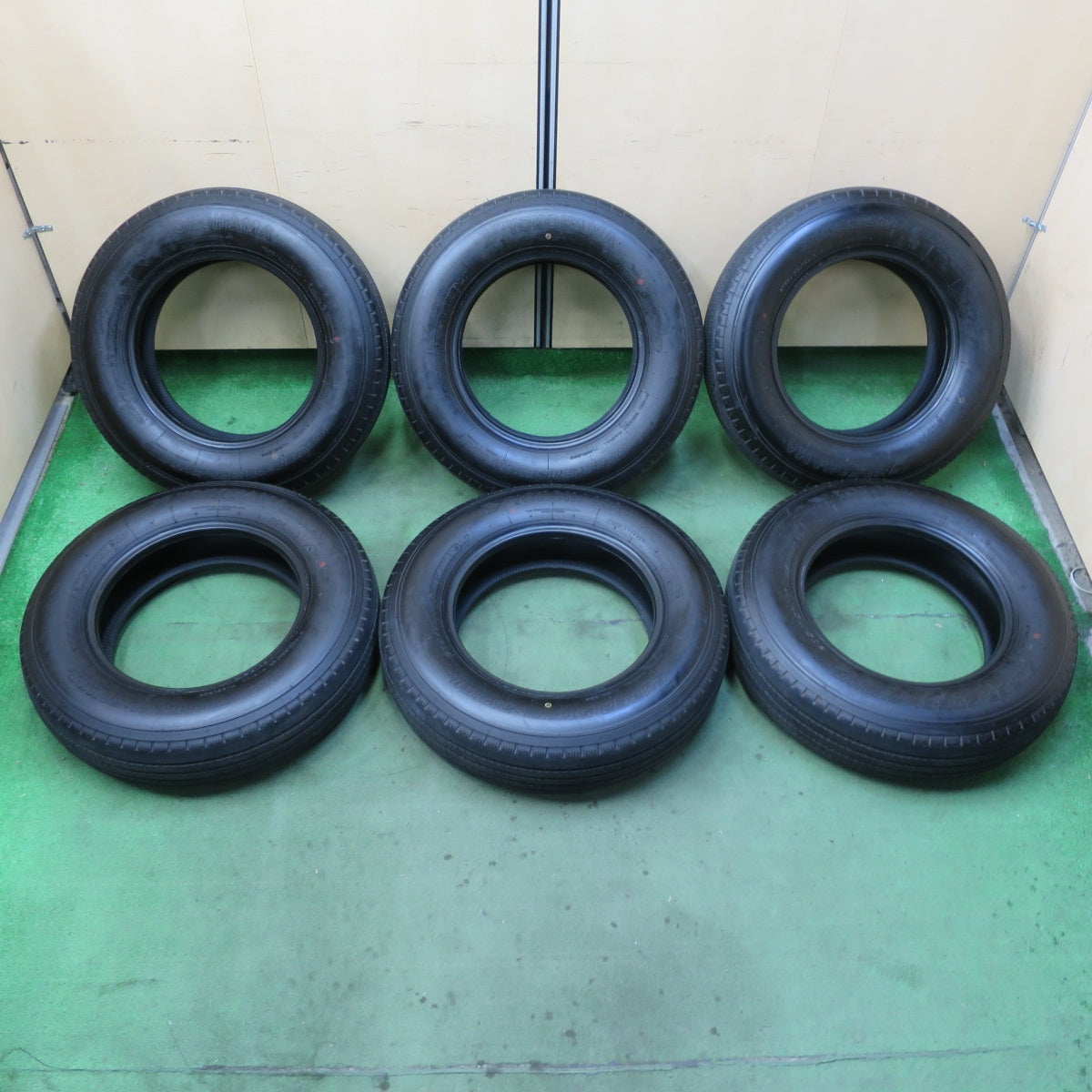 新車外し!24年!6本★トラック タイヤ 205/75R16 113/111N ヨコハマ SUPER STEEL RY108B 16インチ★5090602イノタ