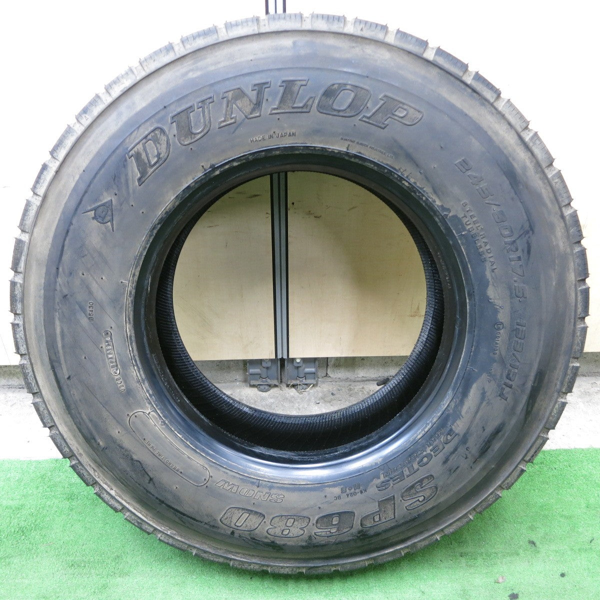 未使用!1本★トラック タイヤ 245/80R17.5 133/131J ダンロップ SP680 DECTES デクテス 17.5インチ★5070201ナスタ