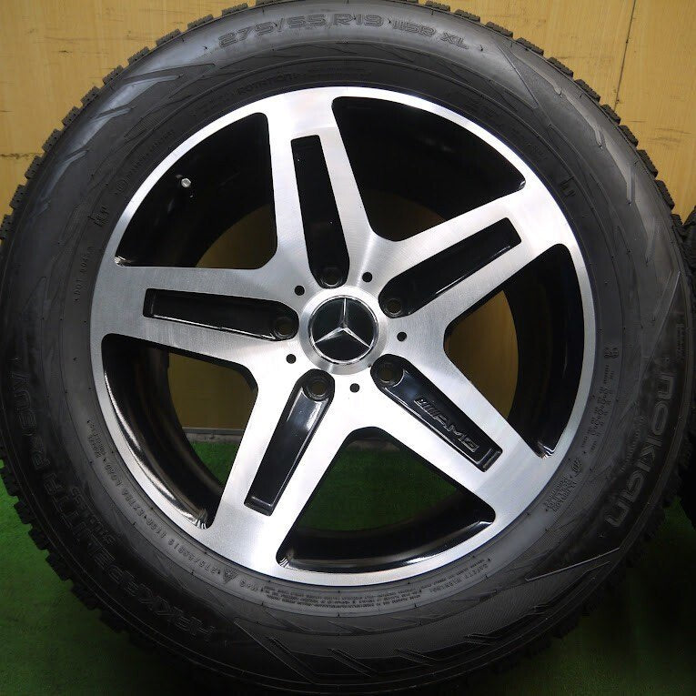 キレイ★ベンツ W463 Gクラス G55 純正 AMG スタッドレス 275/55R19 ノキアン ハッカペリッタ R2 SUV PCD130/5H★3121809Hス