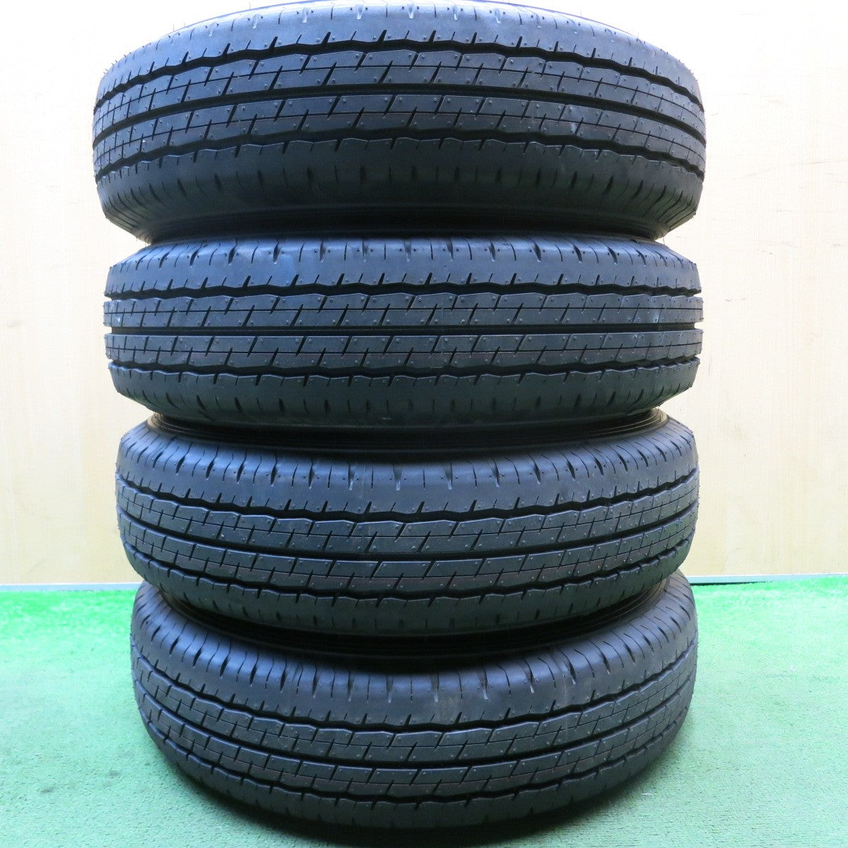 新車外し★トヨタ サクシード 純正 スチール 155/80R14 88/86N ダンロップ SP175L 14インチ PCD100/4H★5091104HAノ