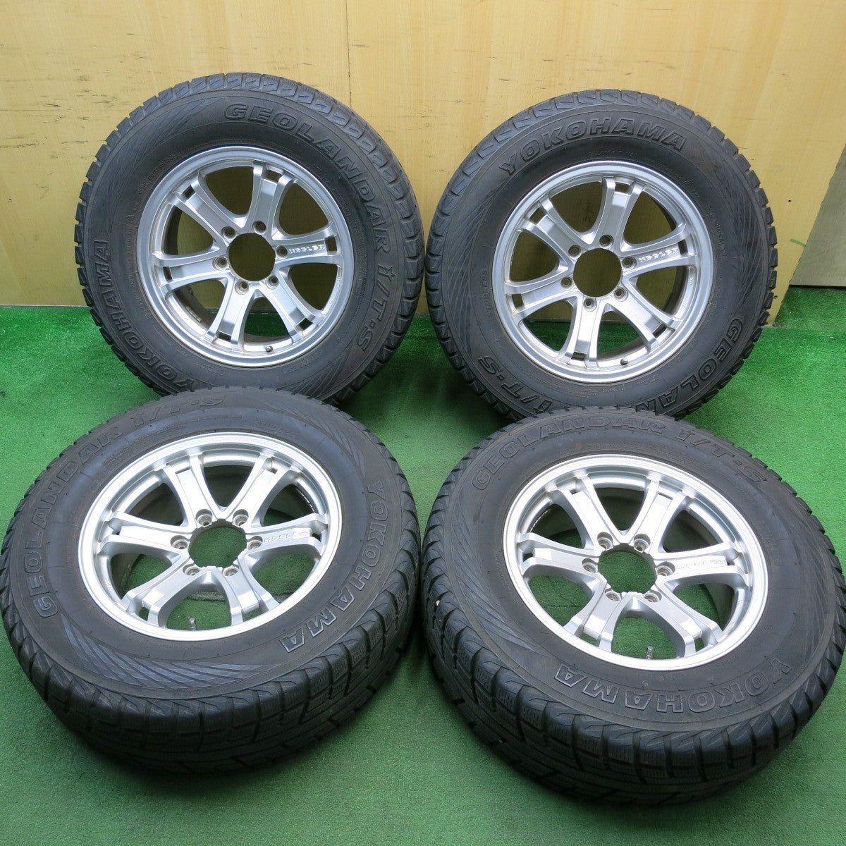 キレイ★KEELER FORCE 265/65R17 スタッドレス ヨコハマ ジオランダー i/T-S キーラー フォース 17インチ PCD139.7/6H★5053001HAス