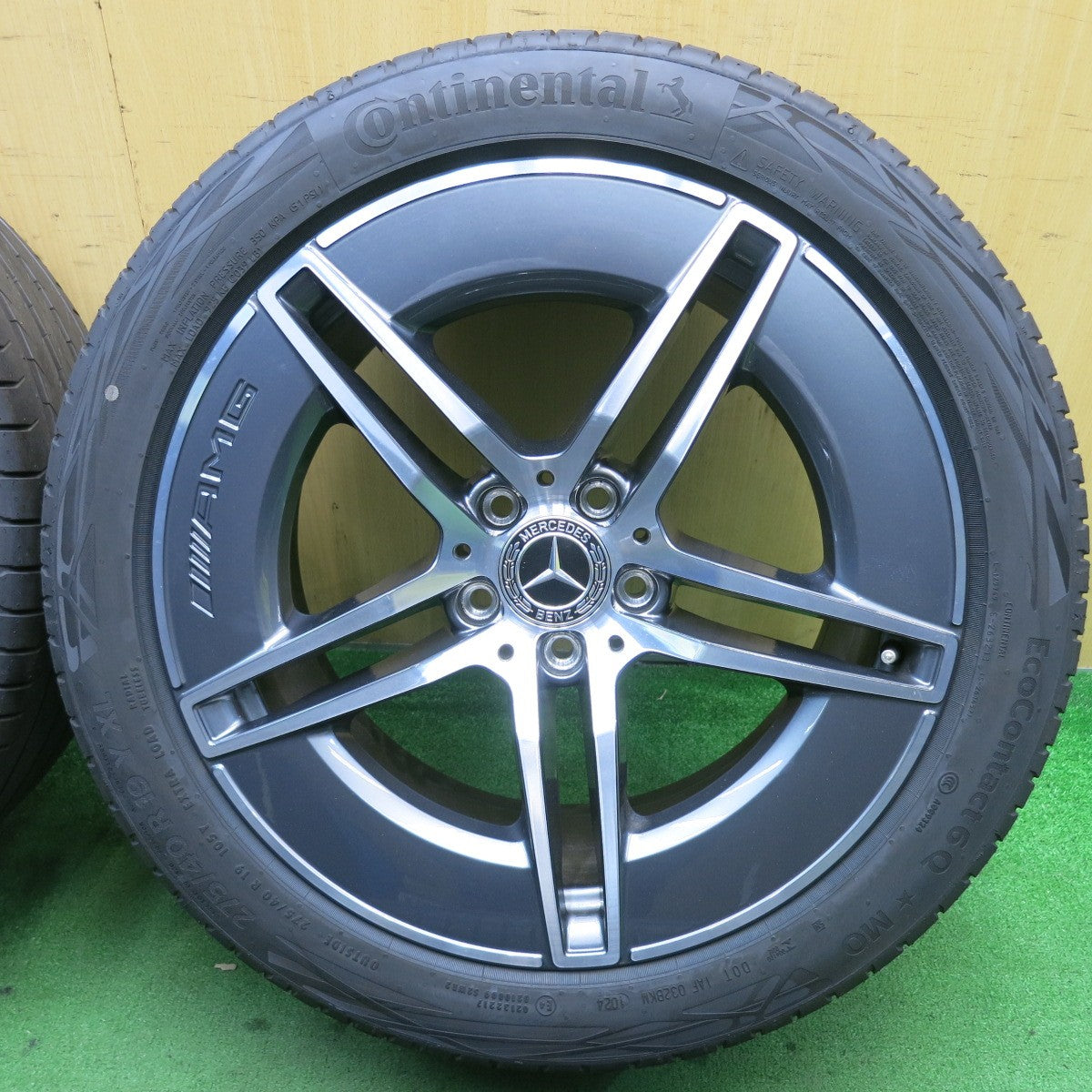 新車外し!24年★ベンツ Eクラス W214 純正 AMG 245/45R19 275/40R19 コンチネンタル エココンタクト6 MO 19インチ PCD112/5H★5051701TNノ