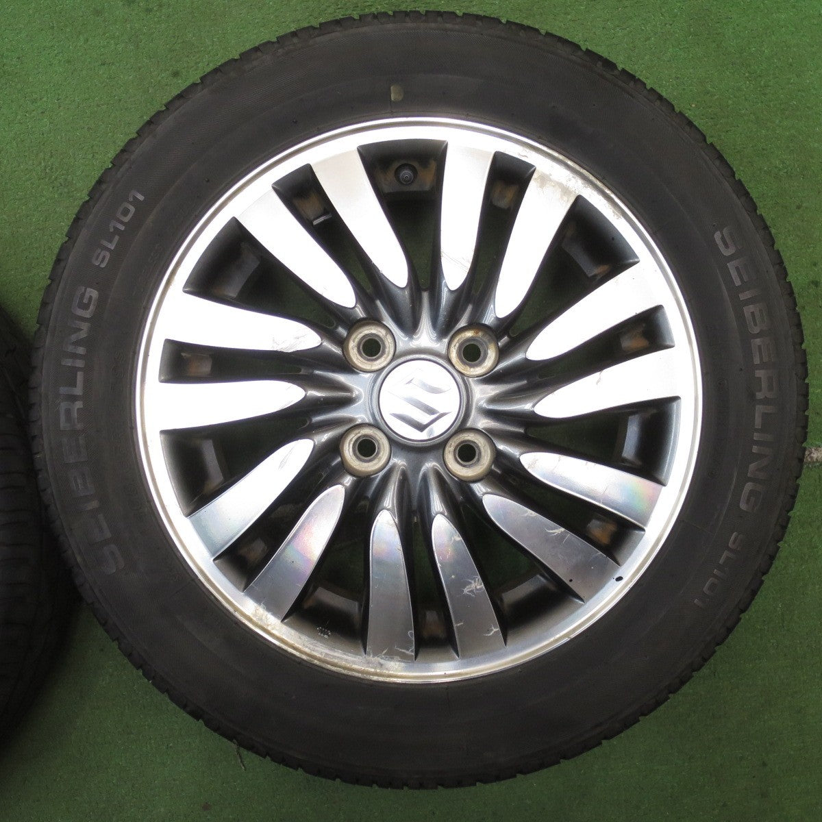 4本価格!24年★スズキ MA15S ソリオ 純正 165/65R14 セイバーリング SL101 14インチ PCD100/4H★5073002NJノ