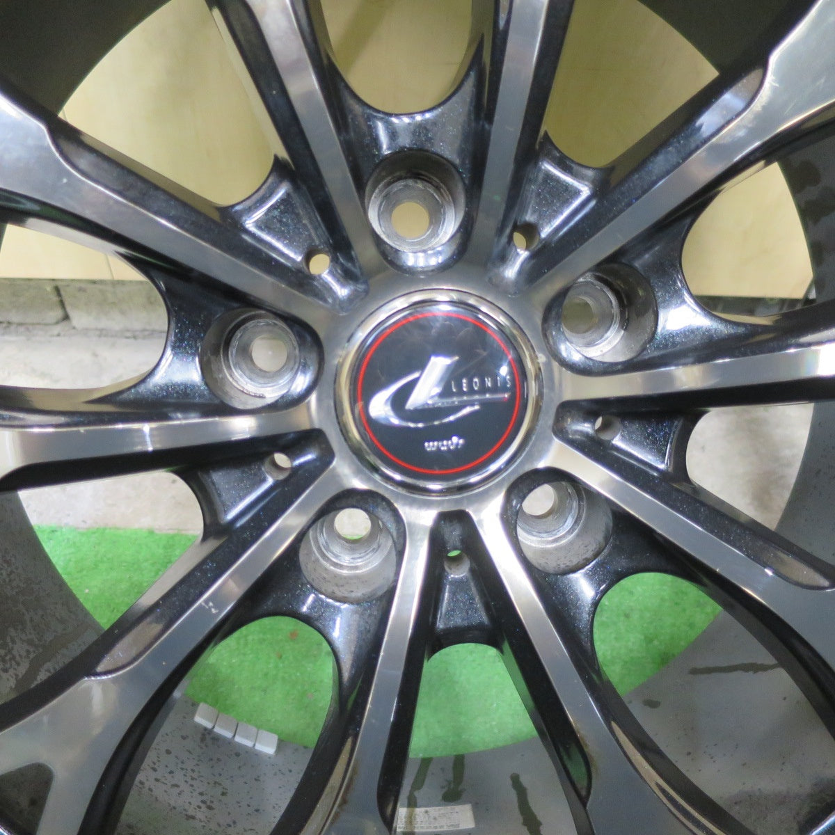 キレイ!22年★LEONIS MX 235/50R18 トーヨー トランパス R30 レオニス 18インチ PCD114.3/5H★5090202TTノ