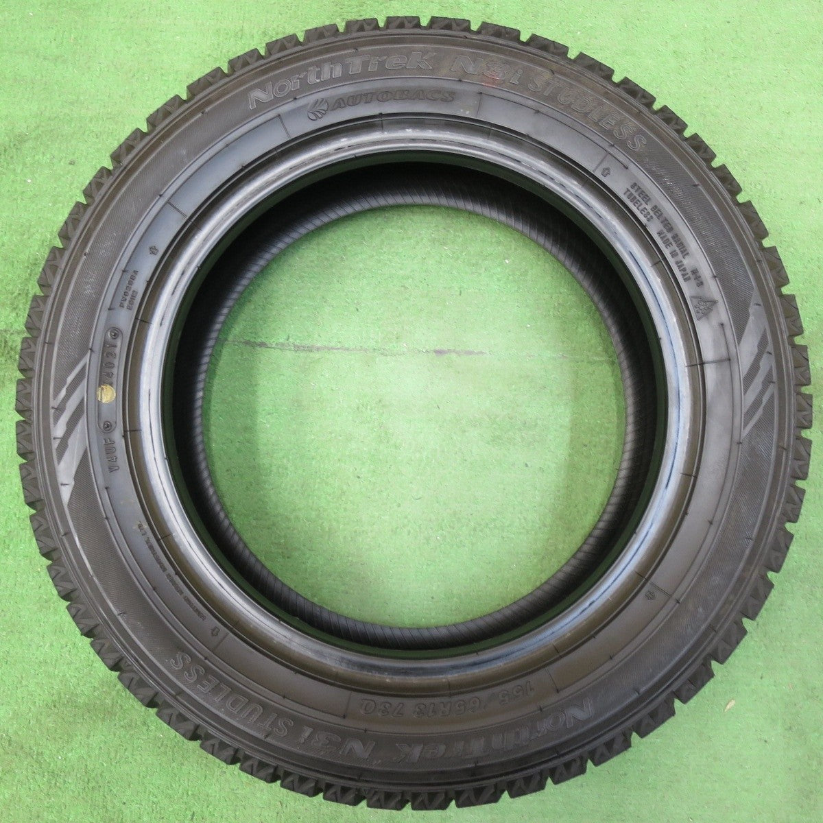 超バリ溝!21年!ほぼ10分★スタッドレス 155/65R13 オートバックス ノーストレック N3i タイヤ 13インチ ライフ オッティ モコ ルークス アルト ワゴンR ムーブ 等★5011507イスタ