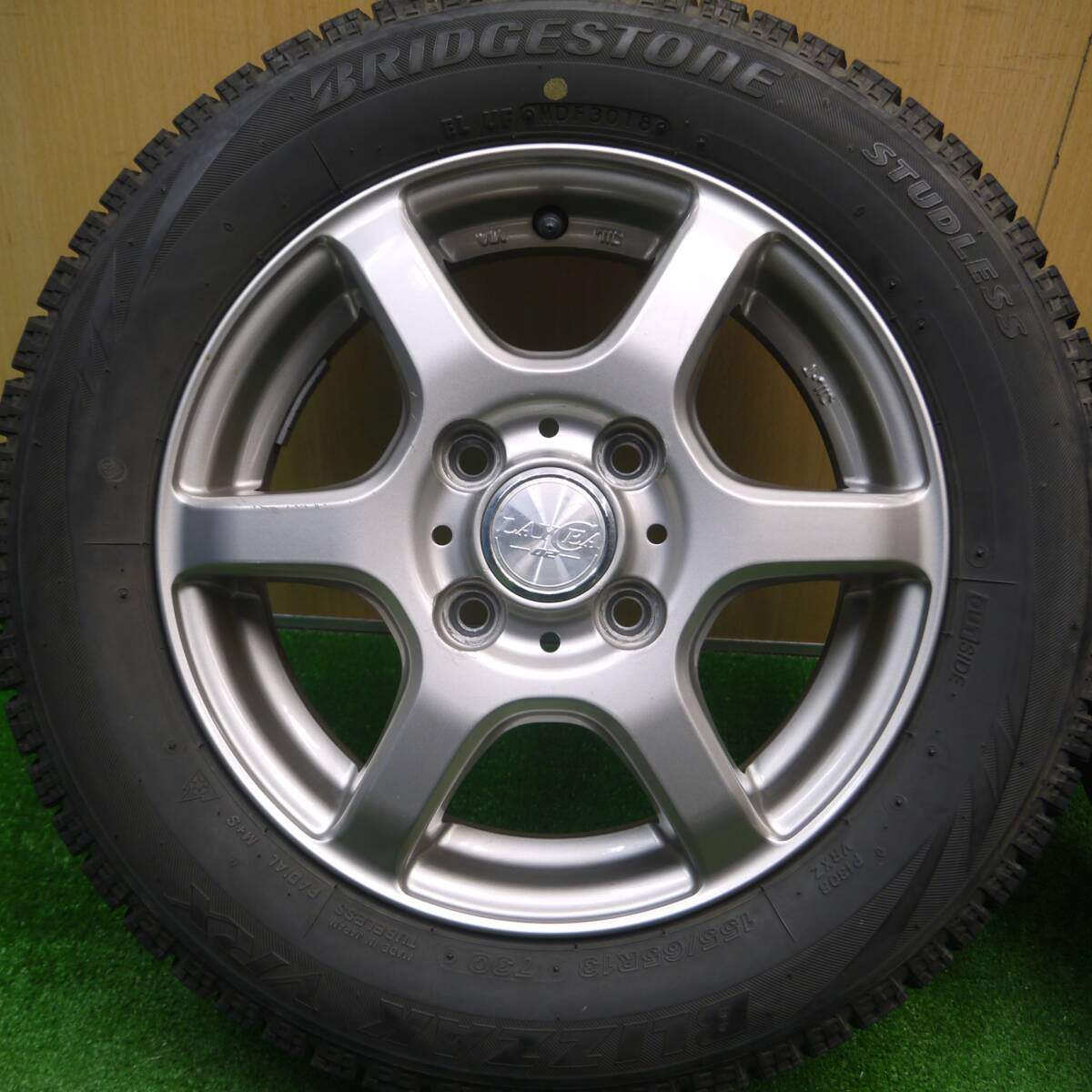 4本価格★スタッドレス 155/65R13 ブリヂストン ブリザック VRX LAYCEA -02- レイシア 13インチ PCD100/4H★4120902Hス