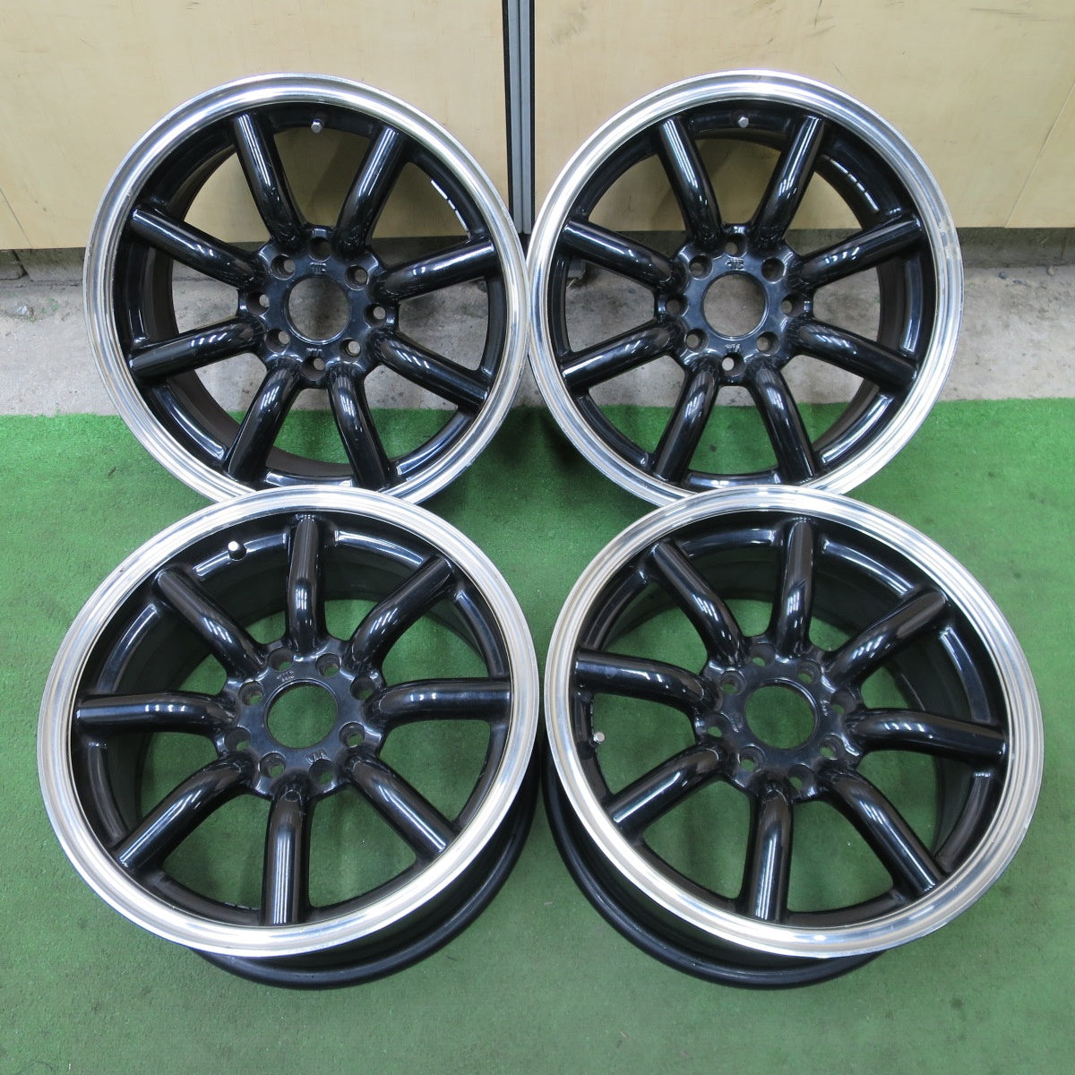 4本価格☆社外 アルミ ホイール 15インチ 15×7.0J PCD100 114.3/4H 